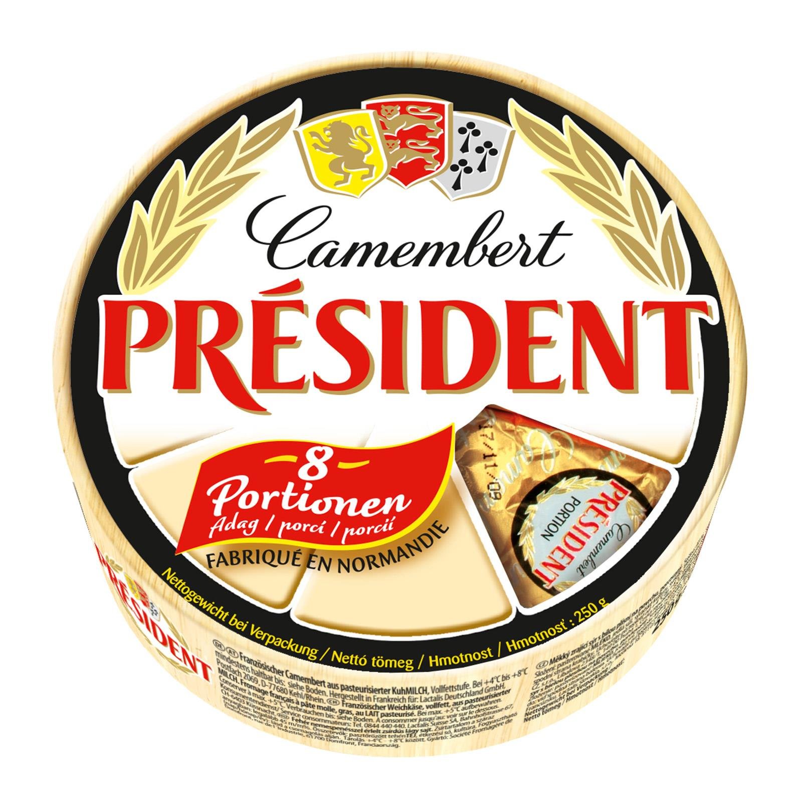 Président Camembert Portionen
