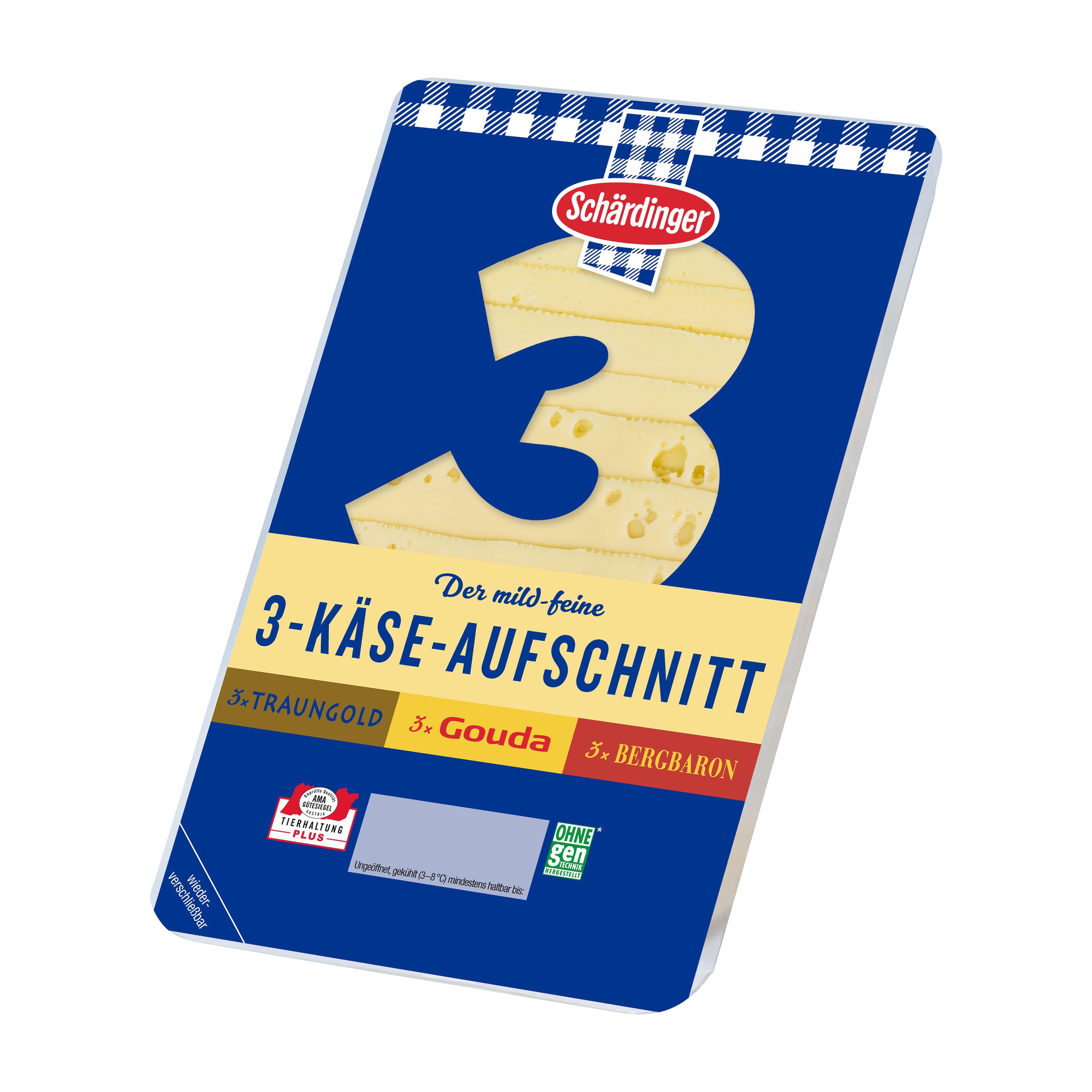 Schärdinger 3-Käse Aufschnitt