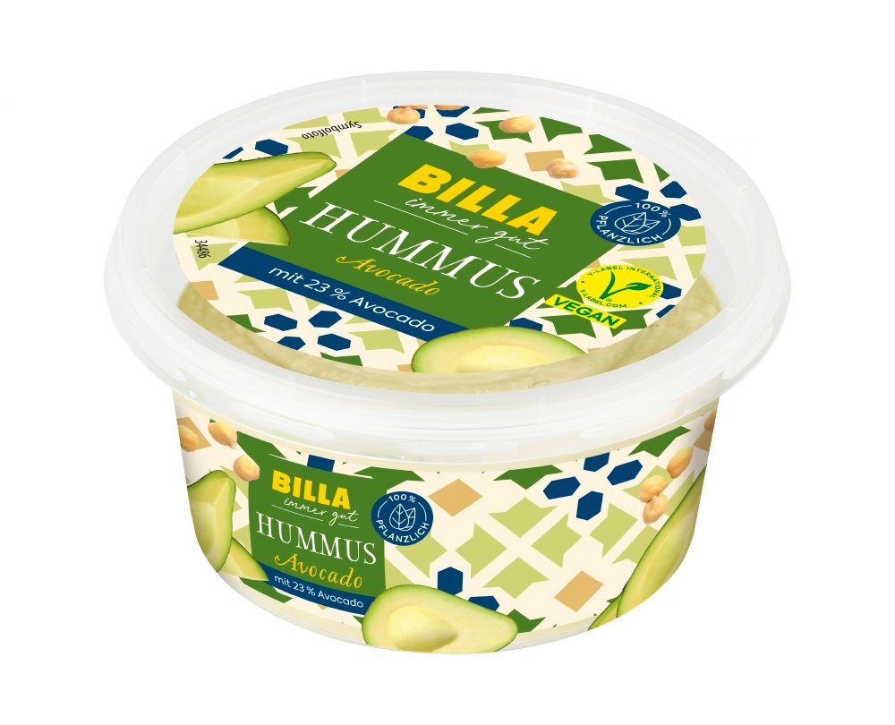 BILLA Hummus mit Avocado