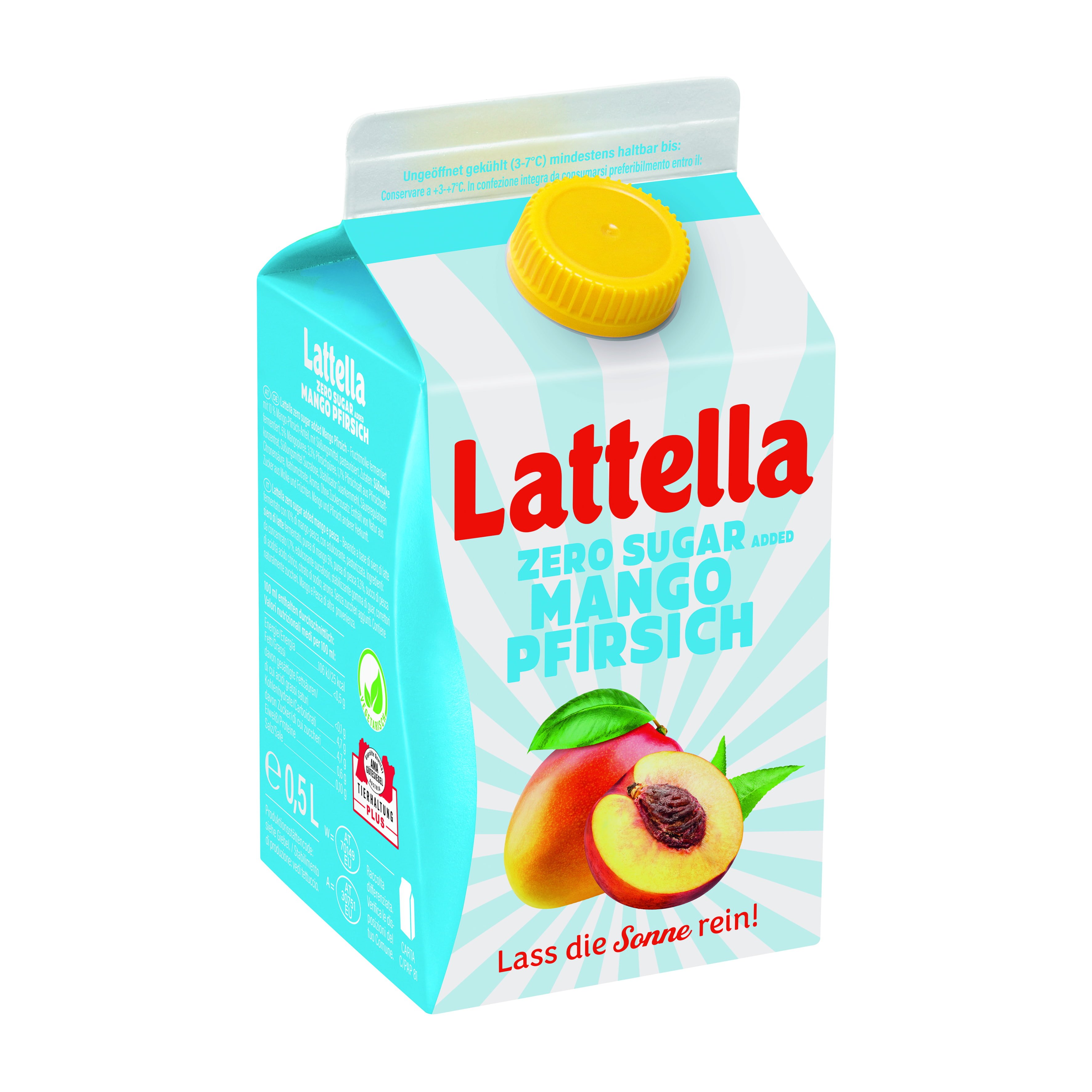 Lattella Mango Pfirsich Zero