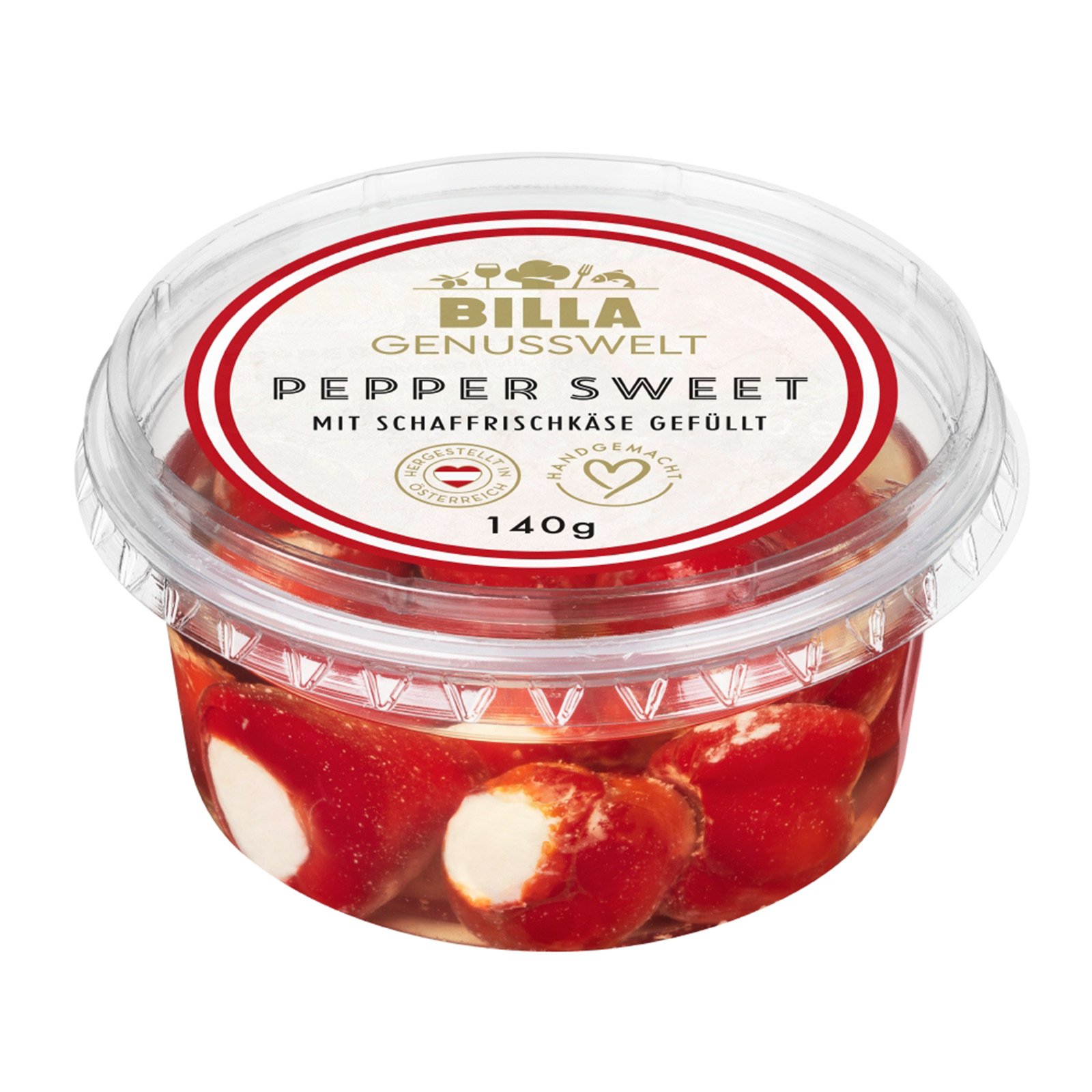 BILLA Genusswelt Peppersweet mit Schaffrischkäse