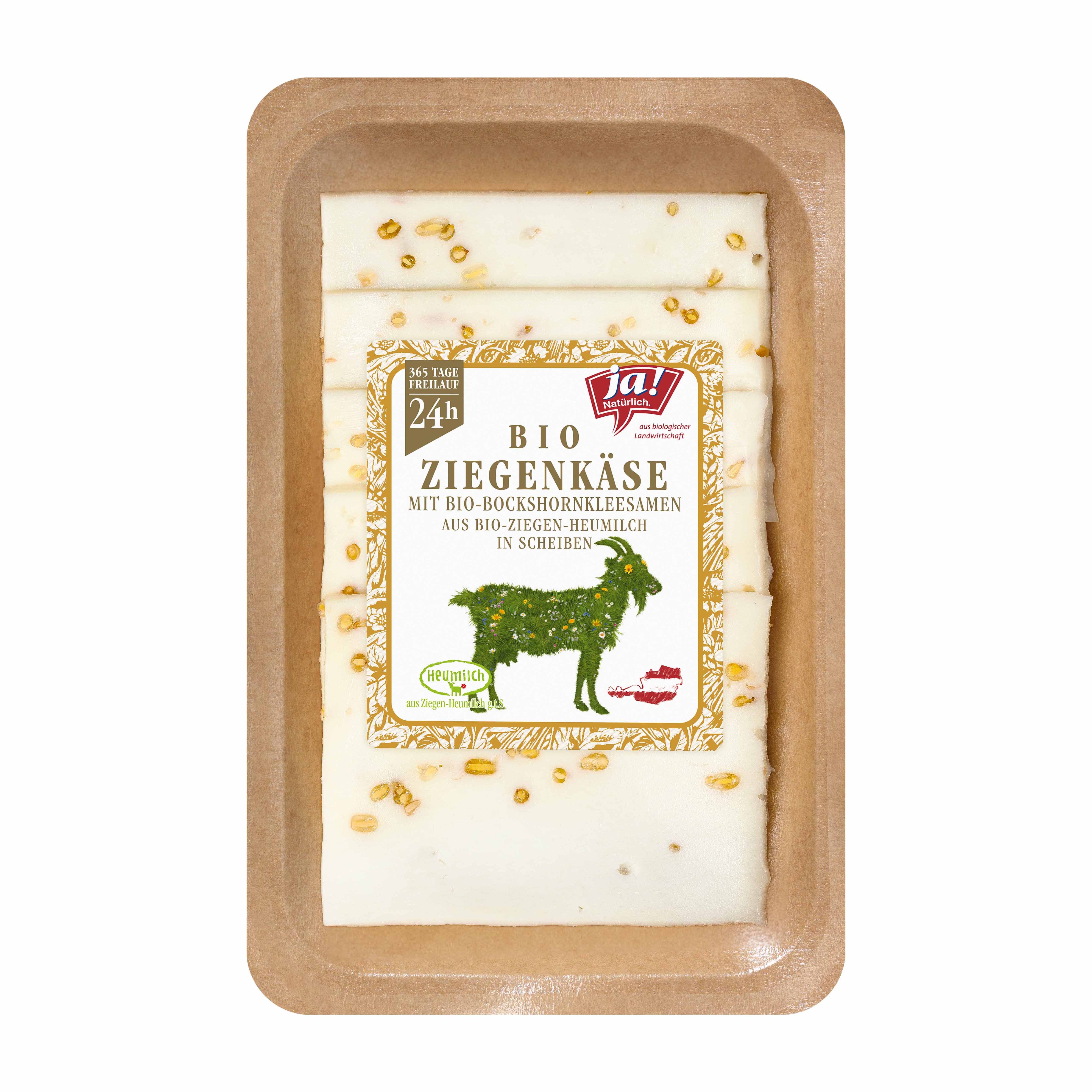 Ja! Natürlich Ziegenkäsescheiben mit Bockshorn