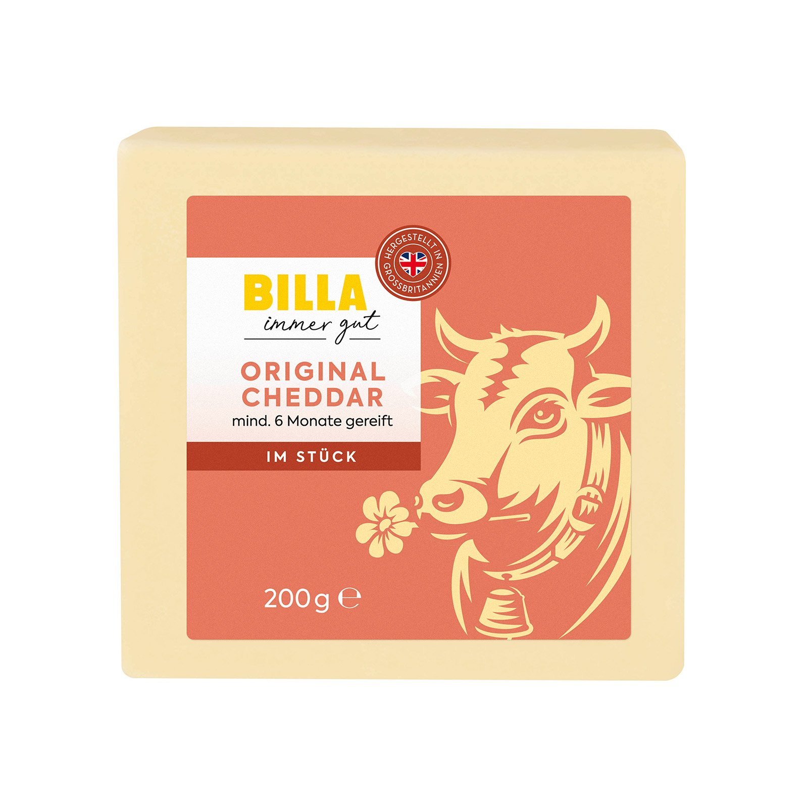 BILLA Cheddar im Stück