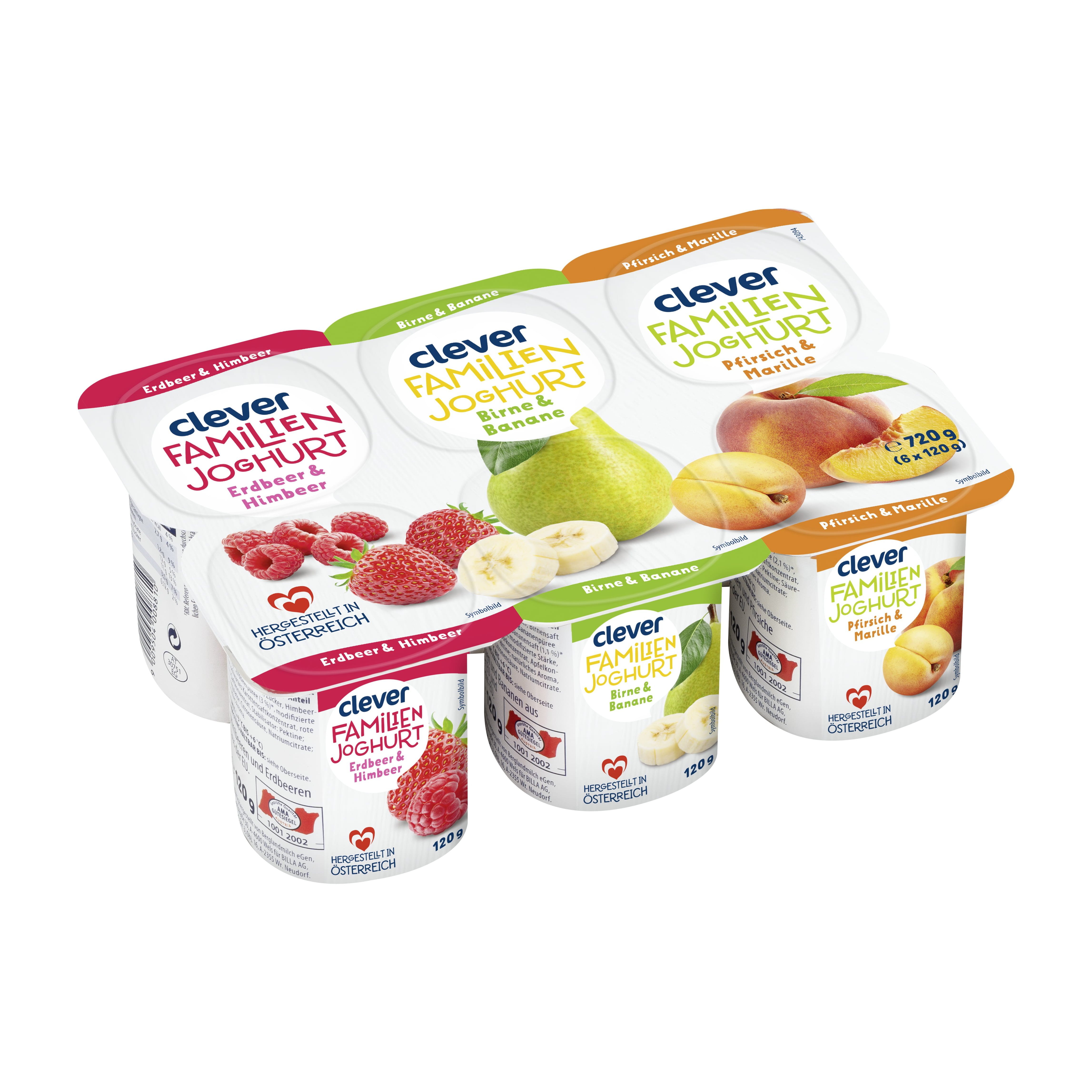 Clever Familienjoghurt Frucht
