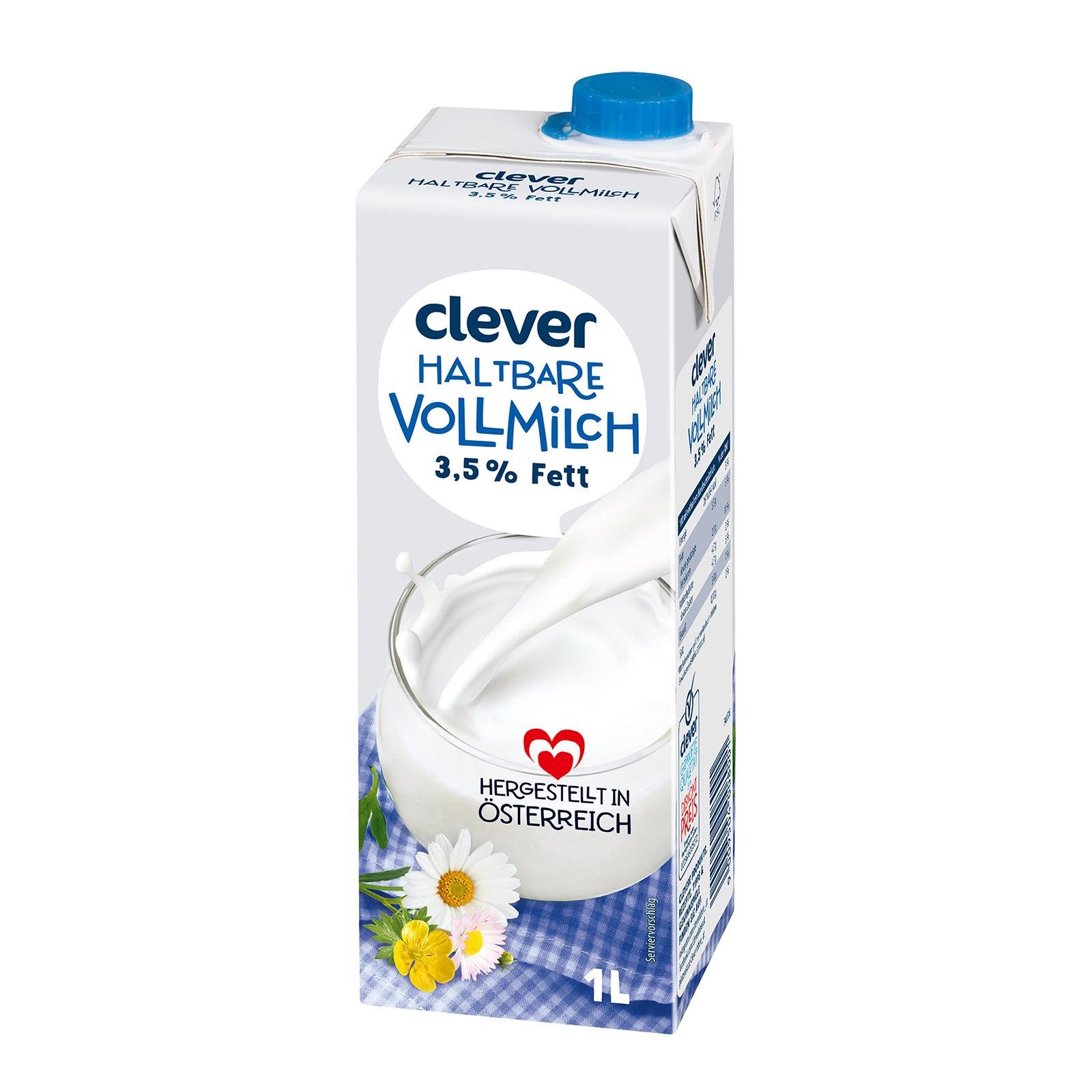 Clever Haltbar-Vollmilch 3.5%