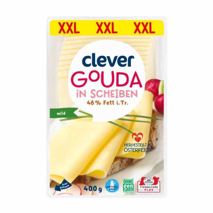 Clever Gouda Scheiben
