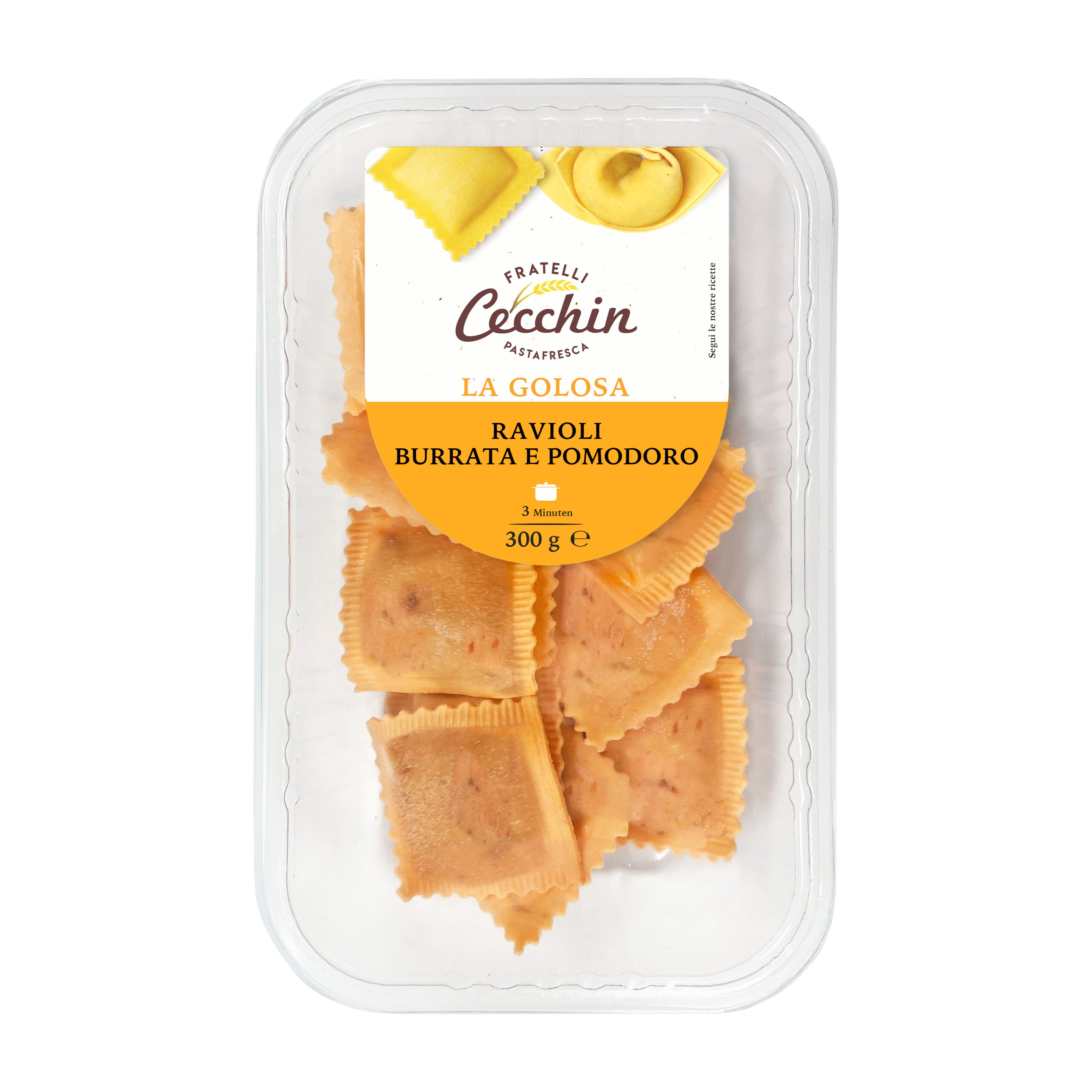 Cecchin Ravioli Tomate Burrata