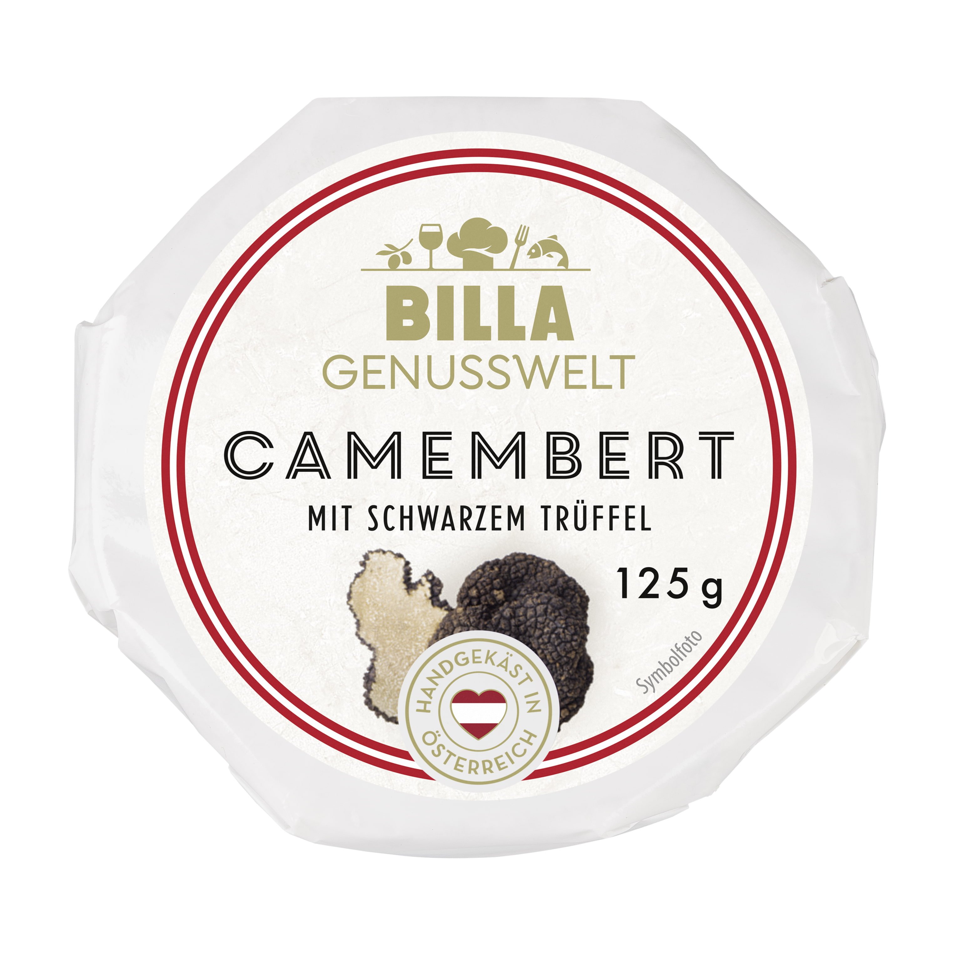 BILLA Genusswelt Camembert mit schwarzem Trüffel