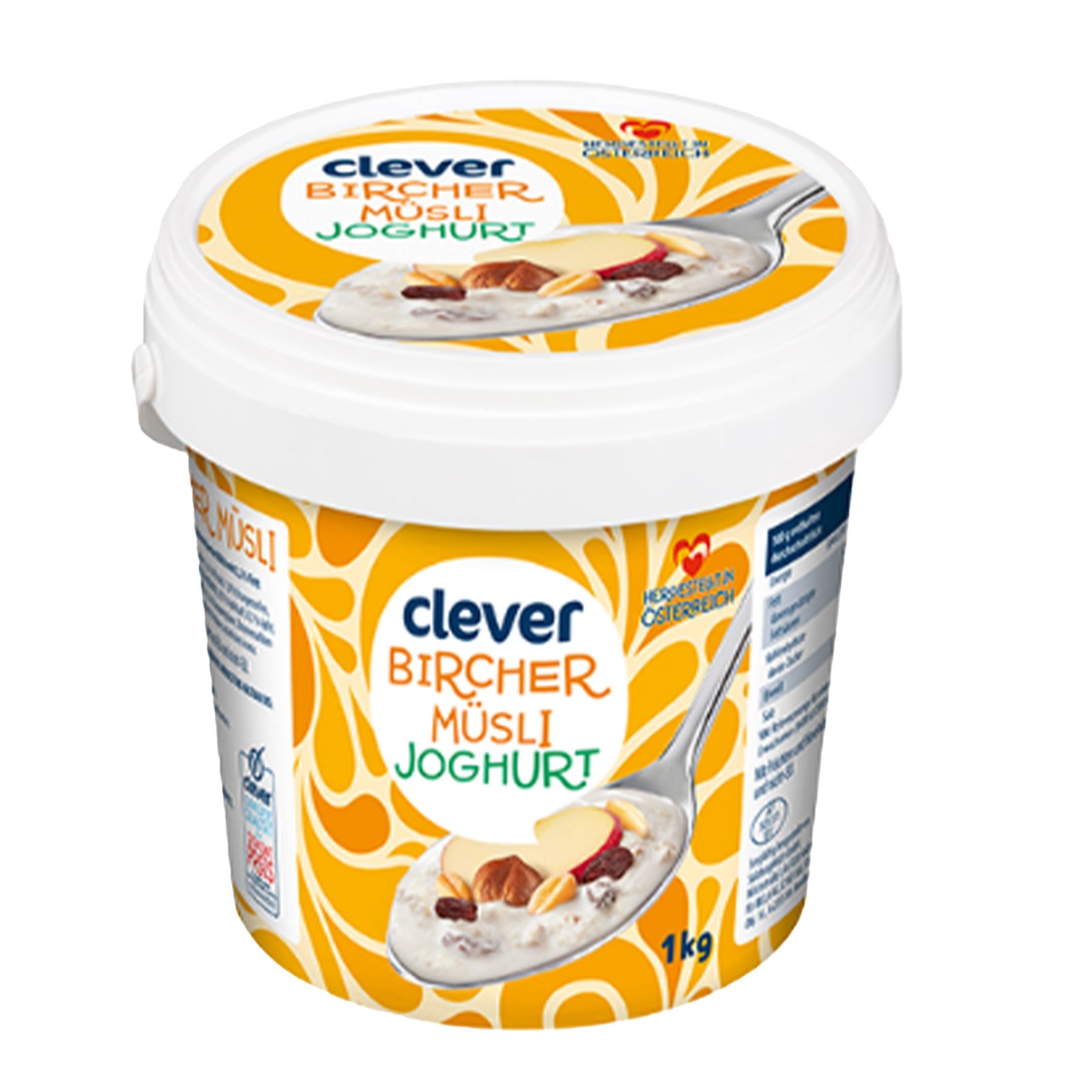 Clever Fruchtjoghurt Bircher Müsli