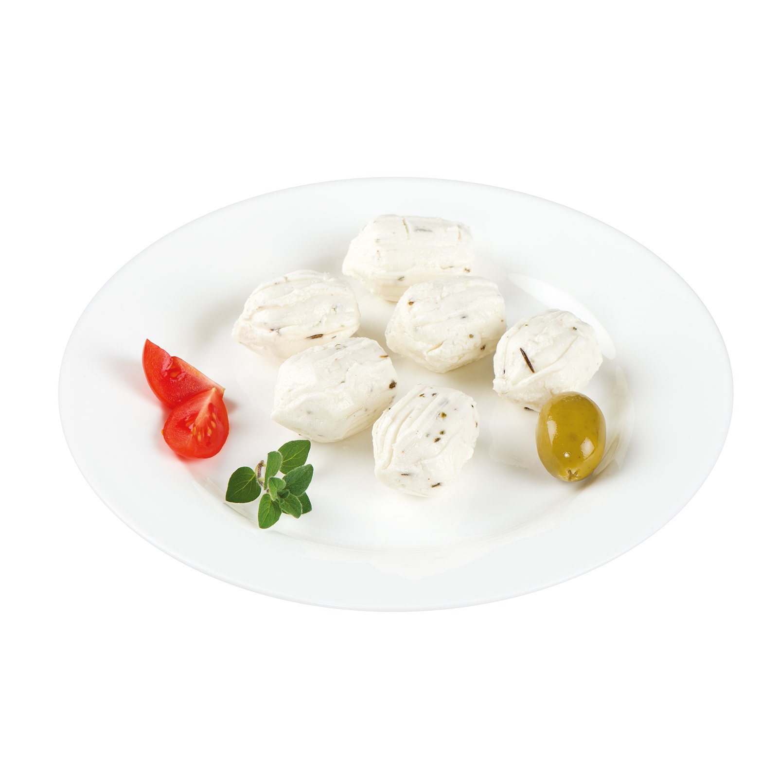 Ziegenkäsebällchen Kräuter
