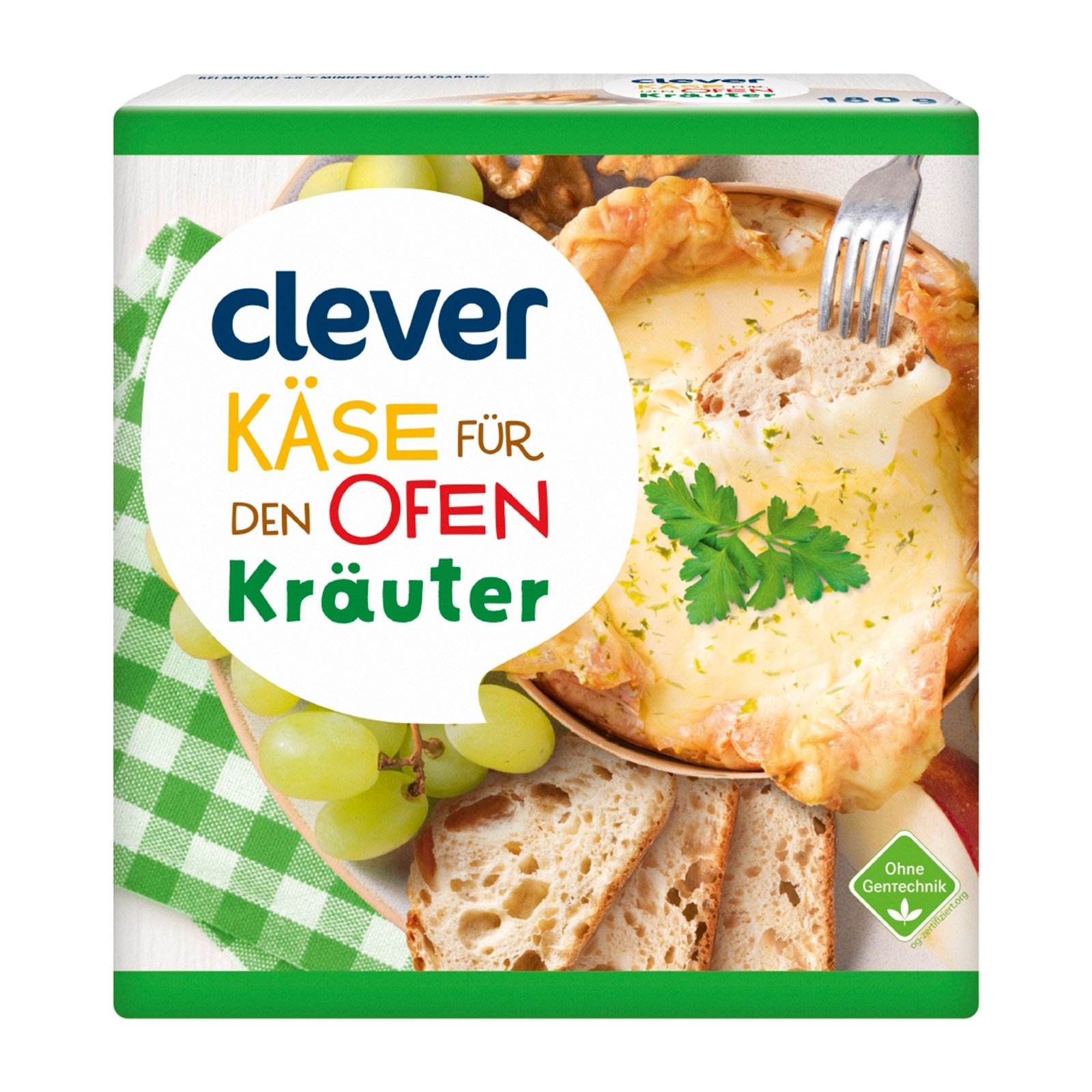 Clever Käse für den Ofen Kräuter