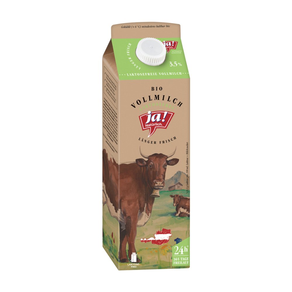 Ja! Natürlich Laktosefreie Vollmilch 3.5%