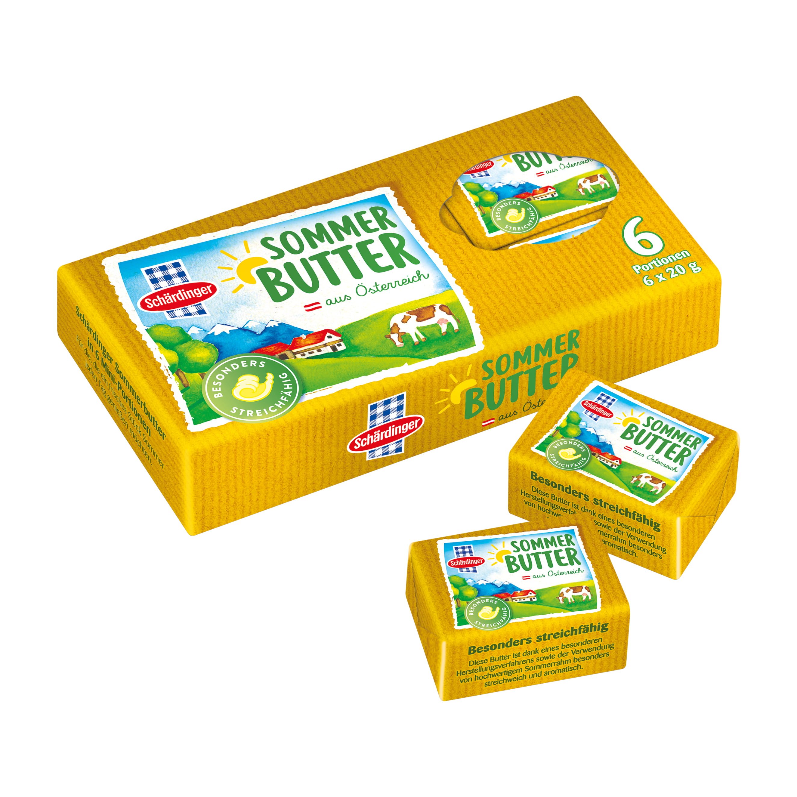 Schärdinger Sommerbutter Mini 6er