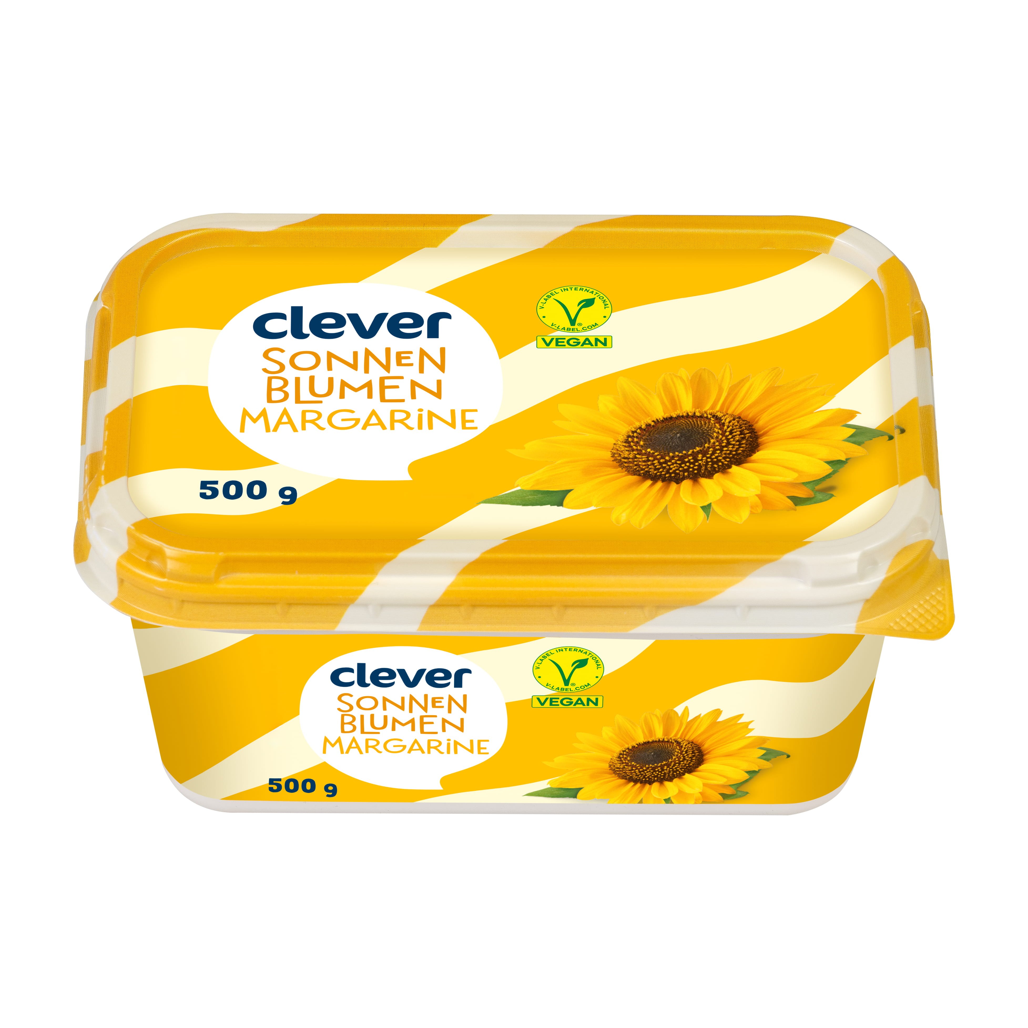 Clever Sonnenblumen Margarine