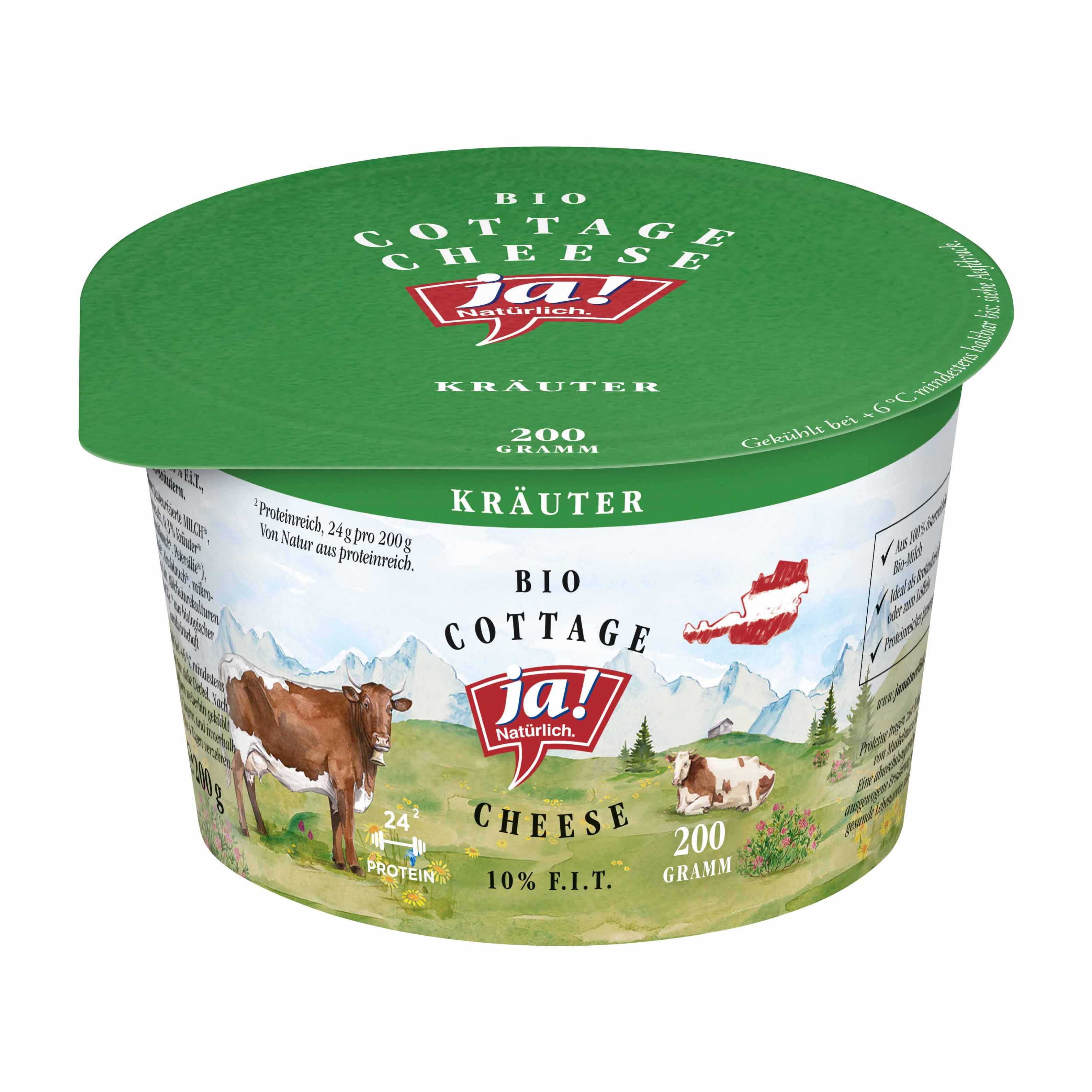 Ja! Natürlich Cottage Cheese Kräuter 10%