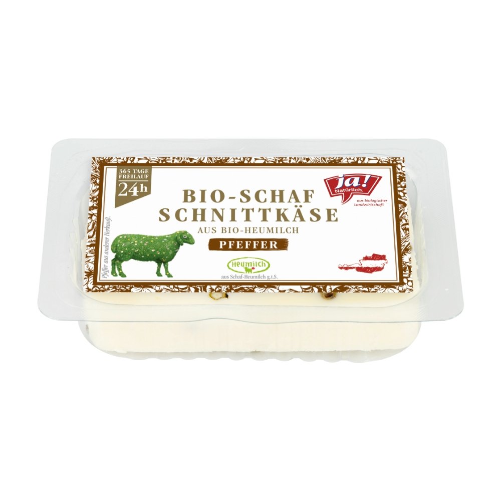 Ja! Natürlich Schafschnittkäse Pfeffer