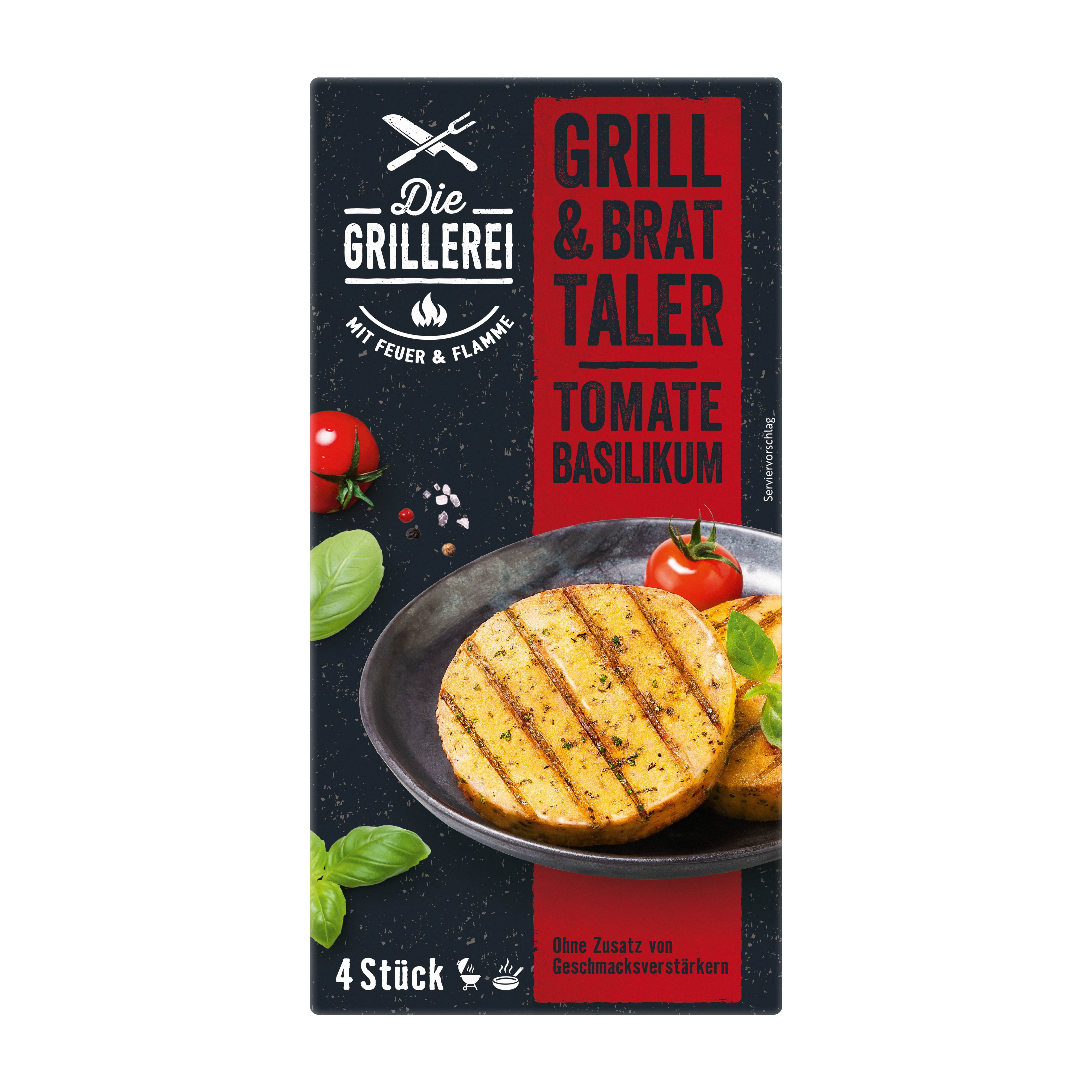 Die Grillerei Brat- und Grilltaler Tomate Basilikum