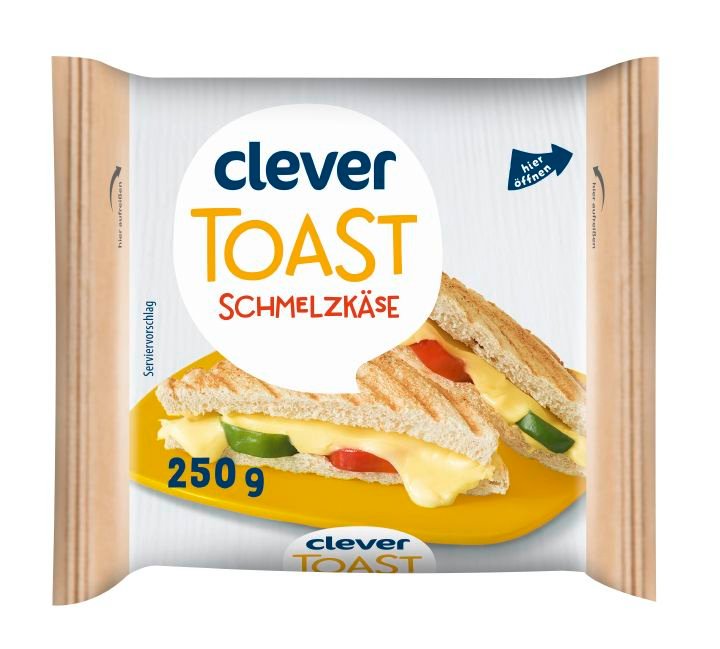 Clever Schmelzkäsescheiben