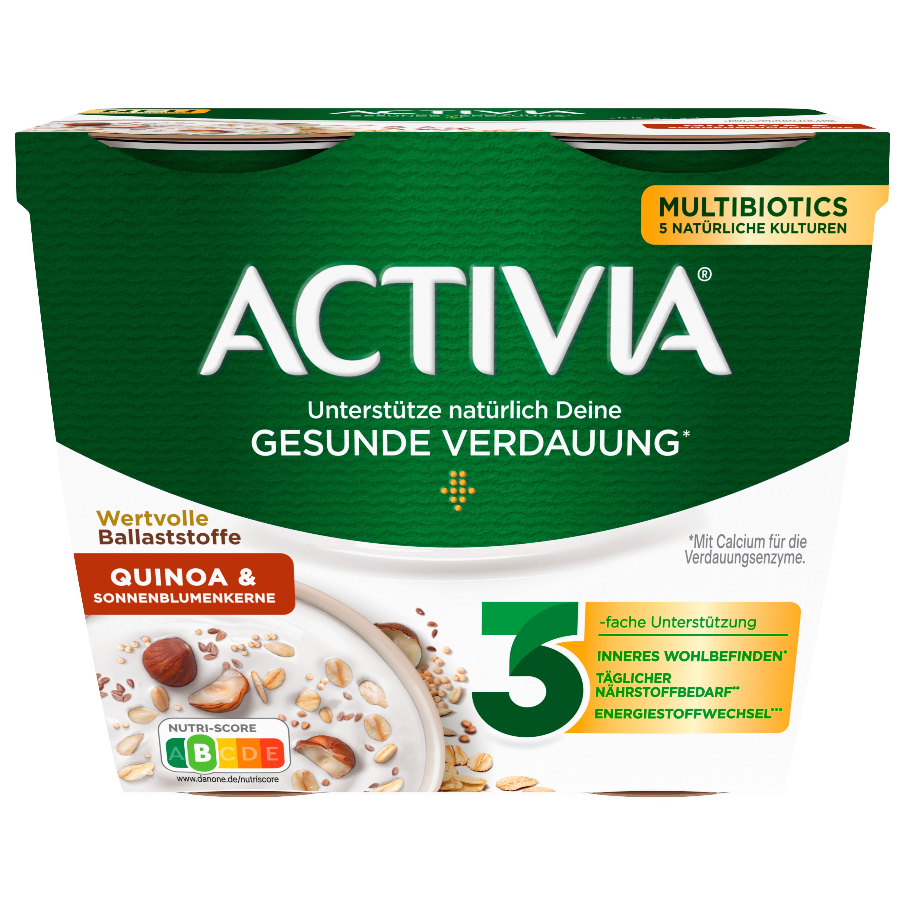 Danone Activia Quinoa & Sonnenblumenkerne