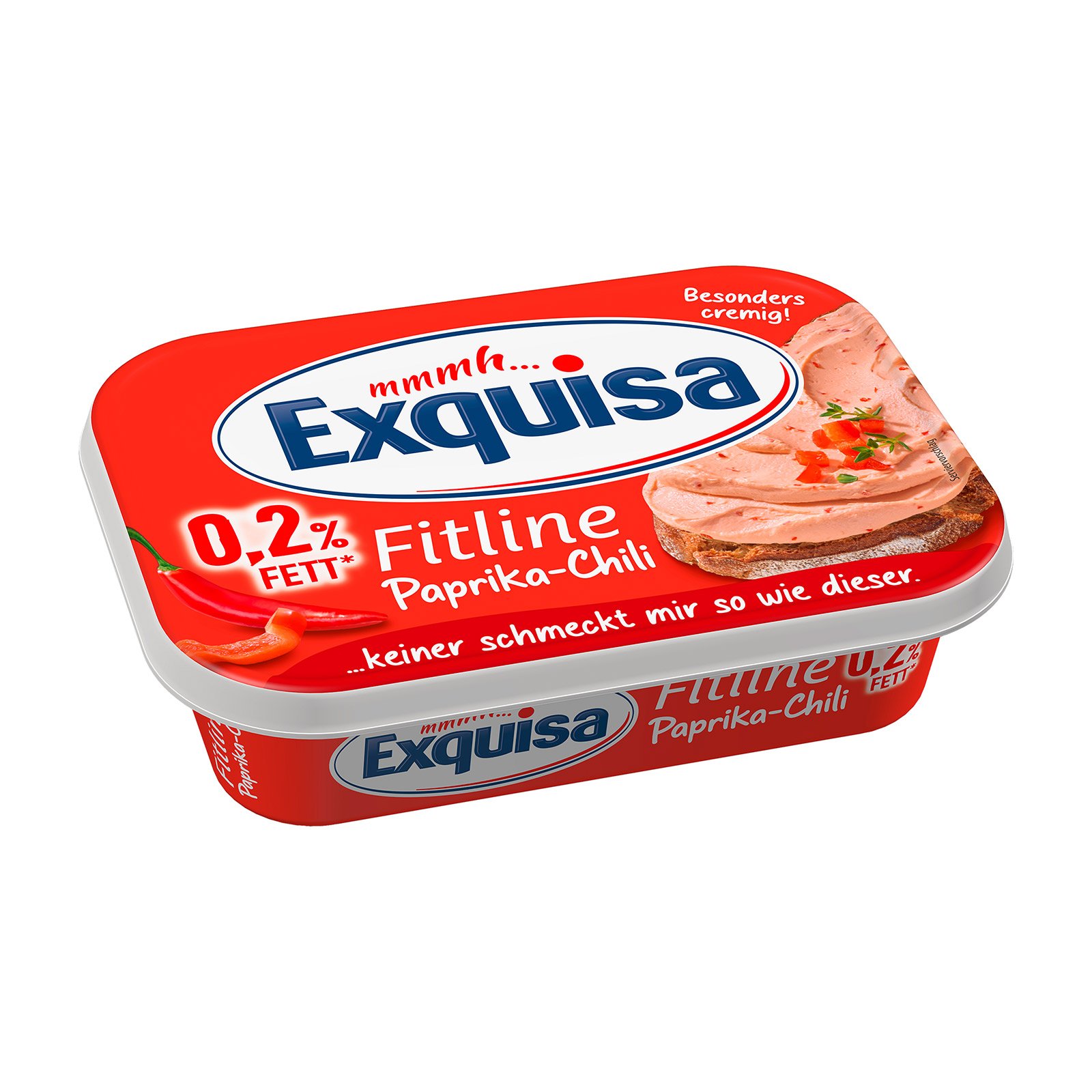 Exquisa Frischkäse Fitline Paprika-Chili
