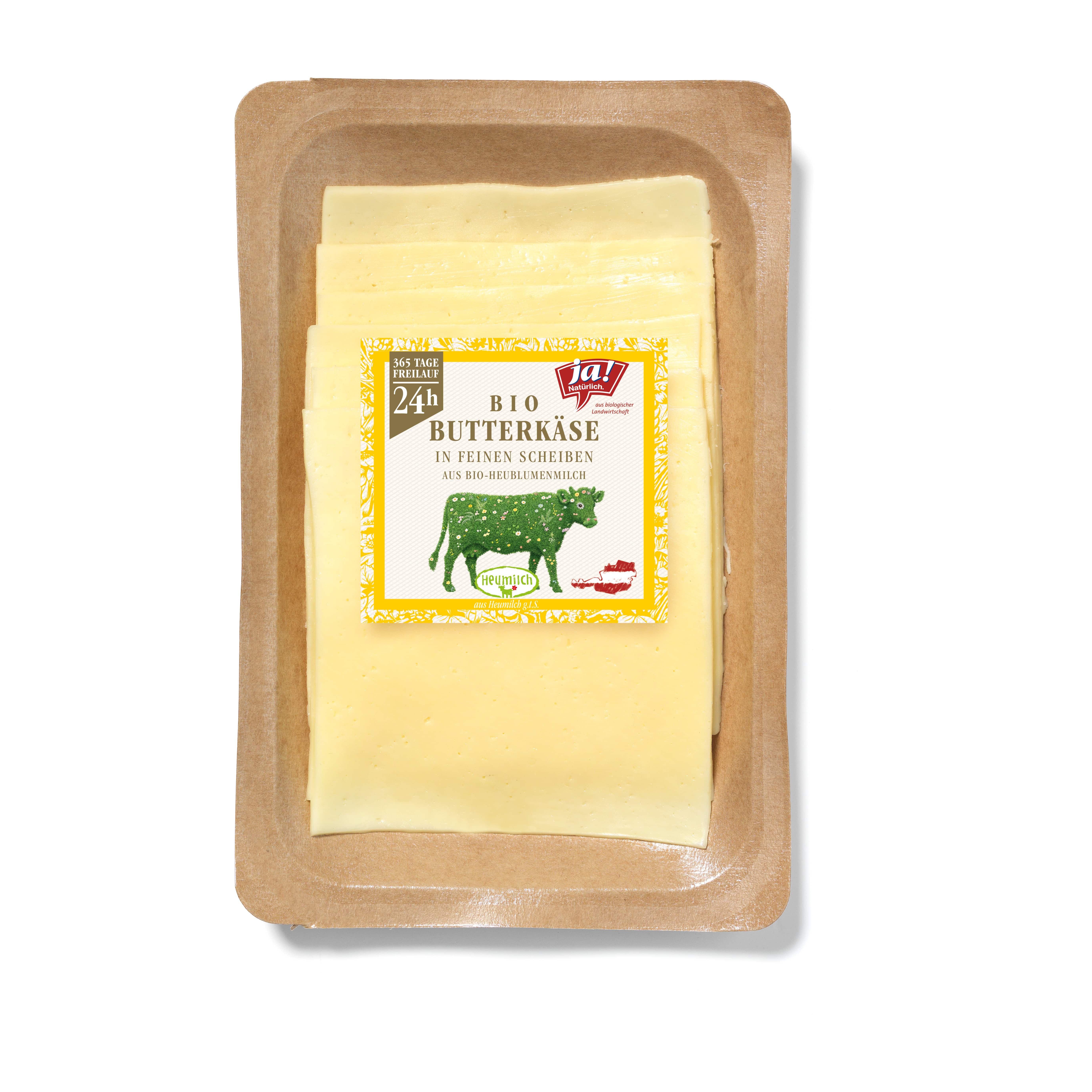Ja! Natürlich Bio-Butterkäse Scheiben