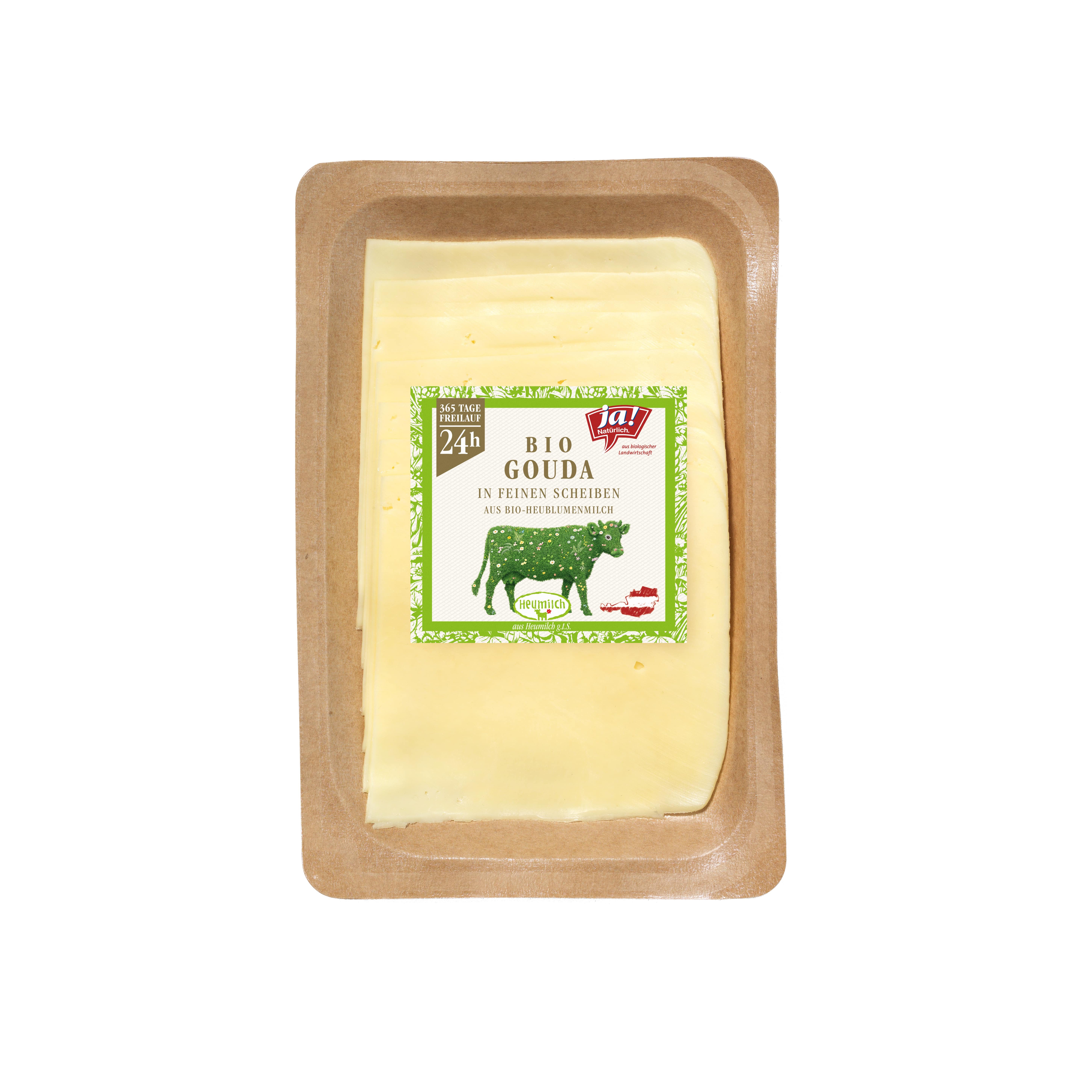 Ja! Natürlich Bio-Gouda Scheiben