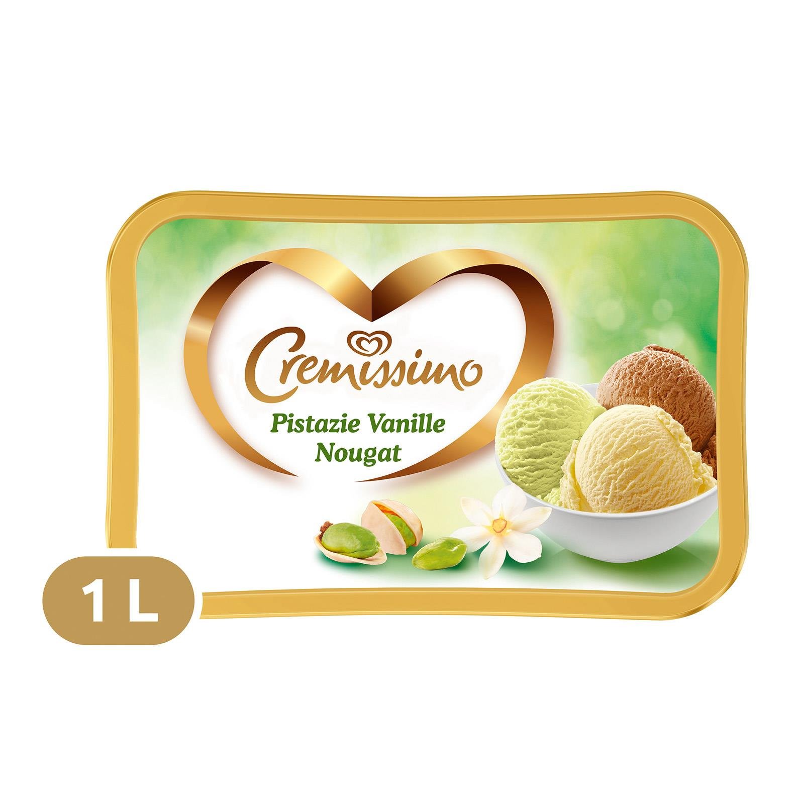Eskimo Cremissimo Pistazie-Vanille-Nougat