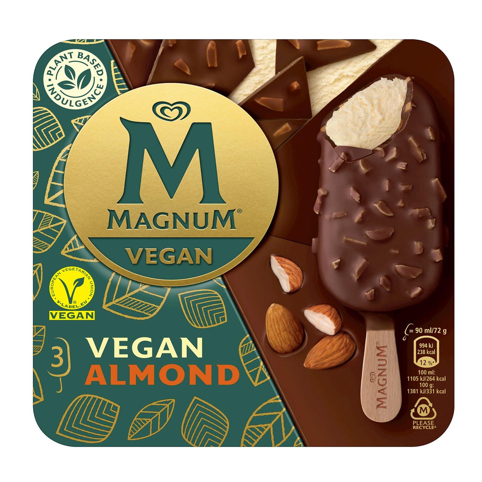 Eskimo Magnum Mandel Vegan 3er