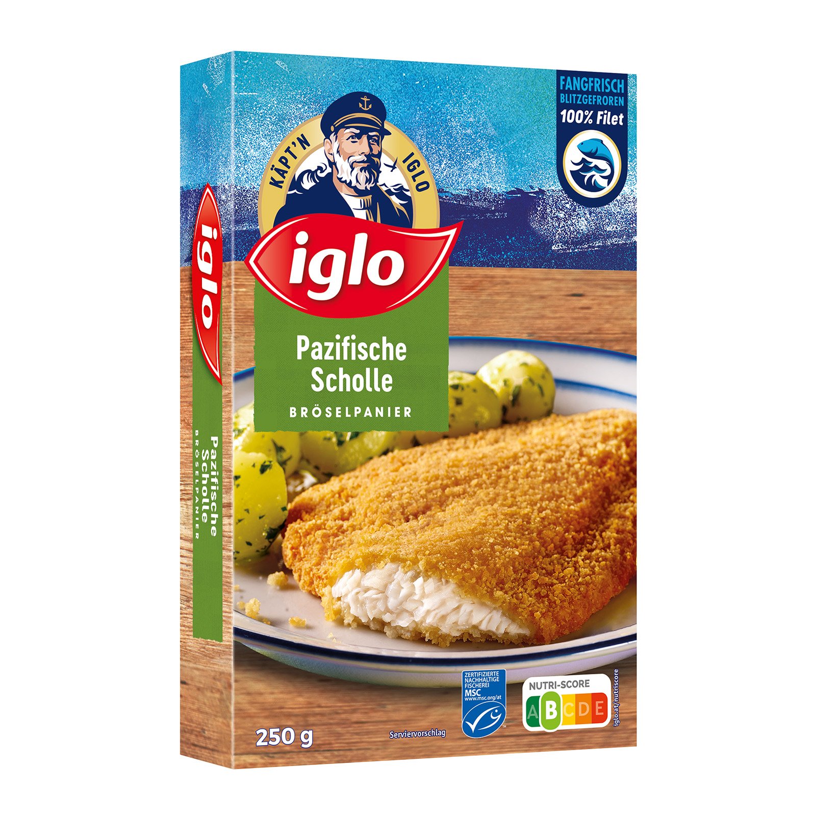 Iglo Scholle paniert