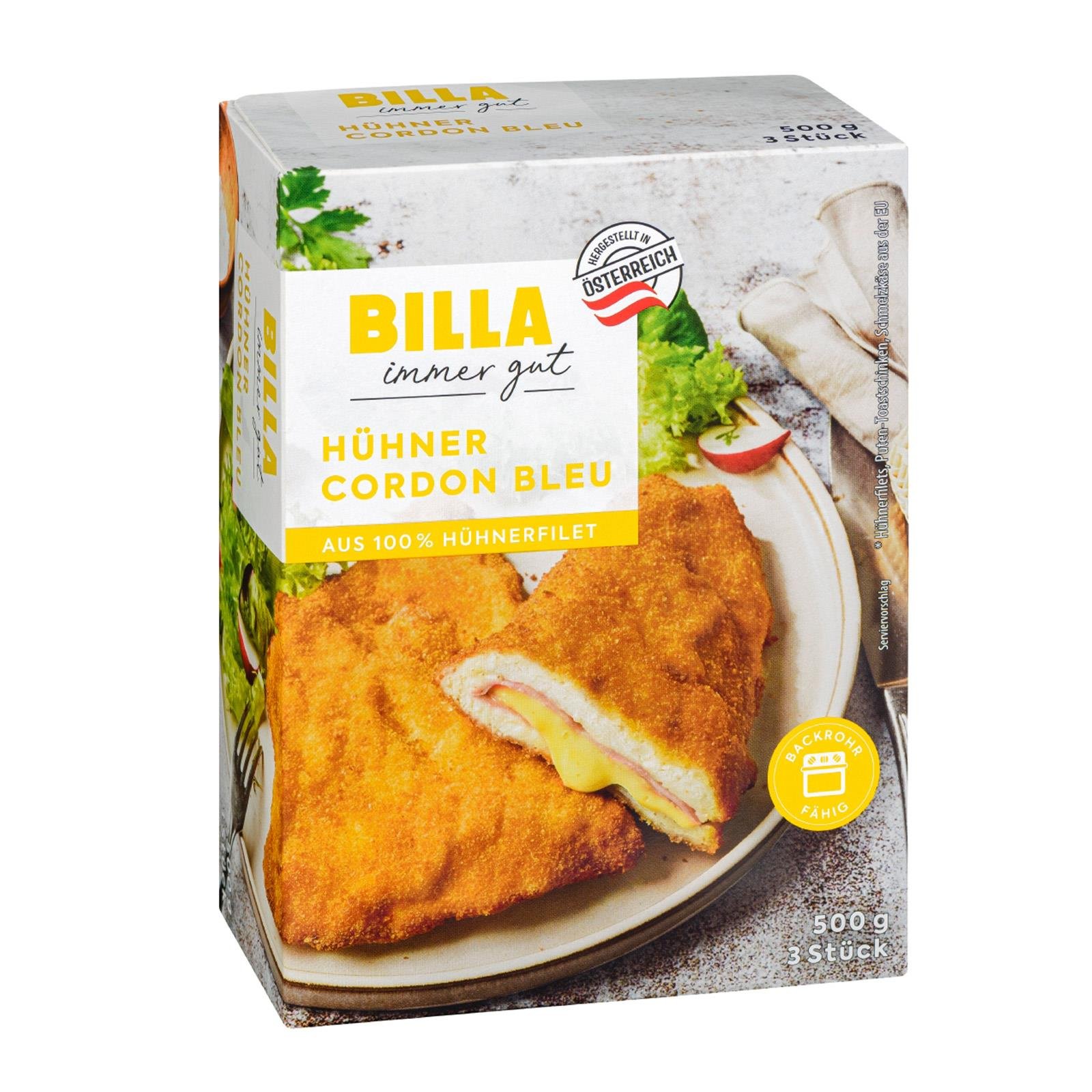 BILLA Hühner Cordon Bleu