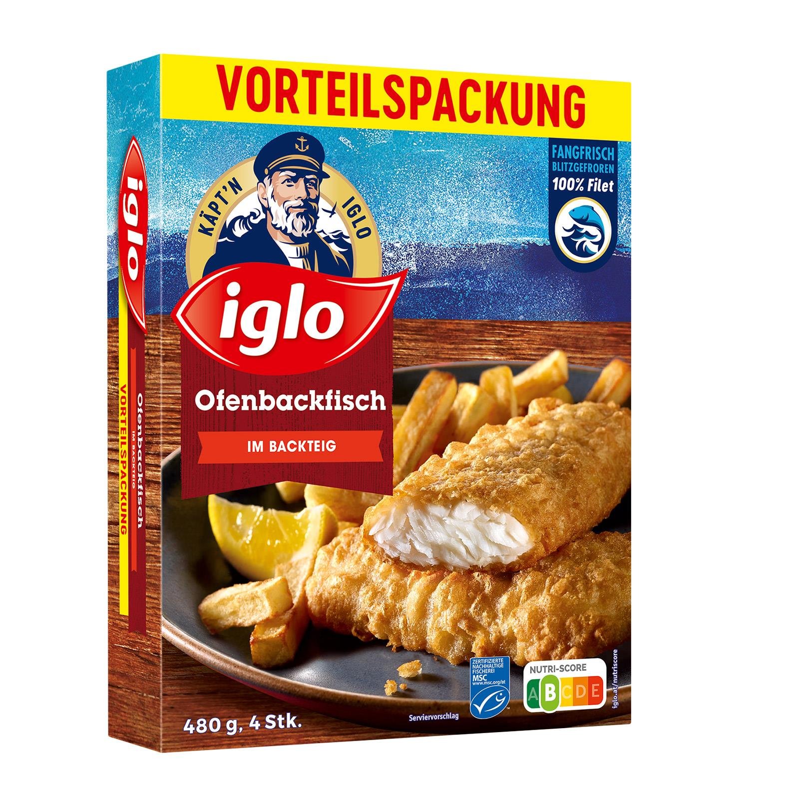 Iglo Ofenbackfisch Vorteilspackung