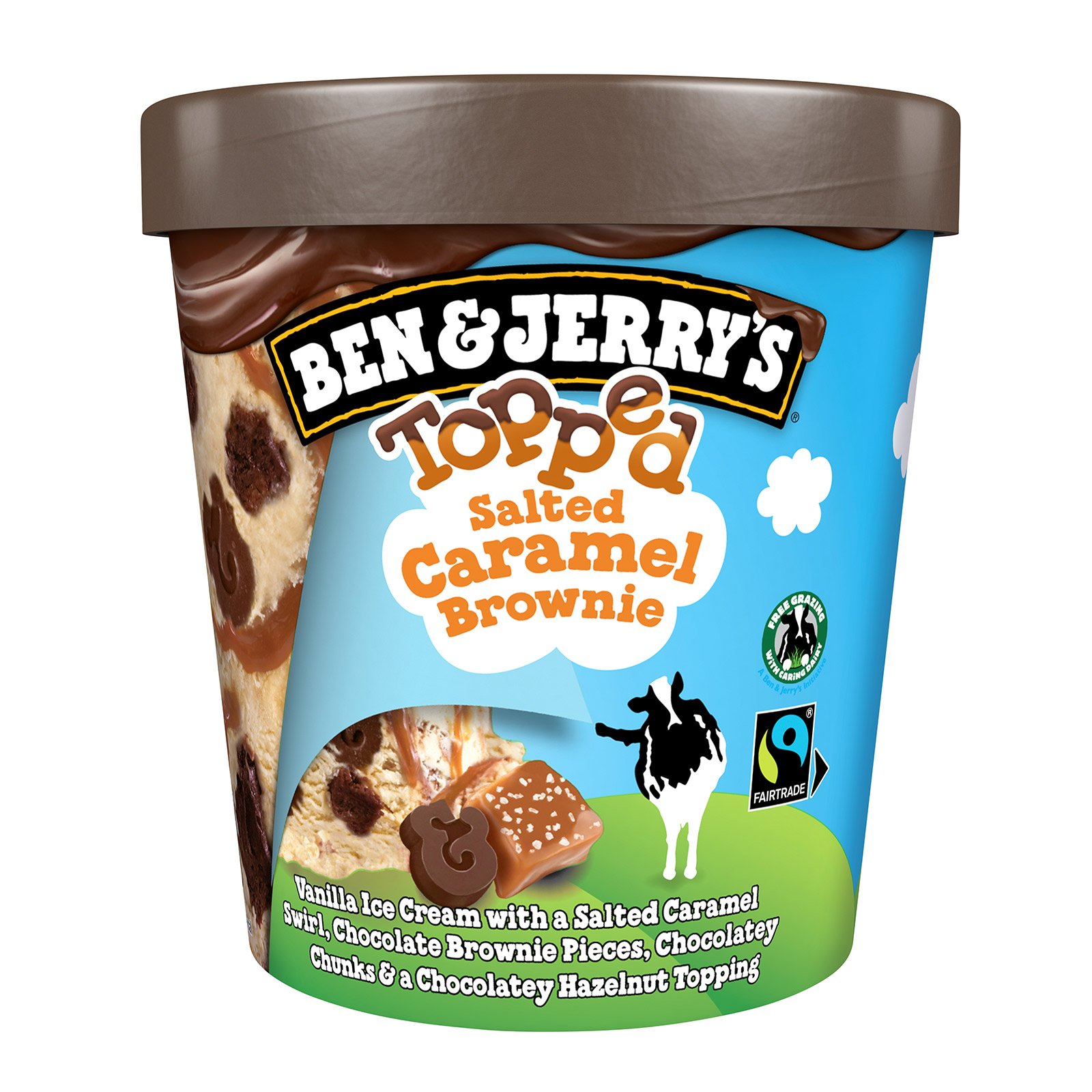 Ben & Jerry's Topped Salted Caramel Brownie