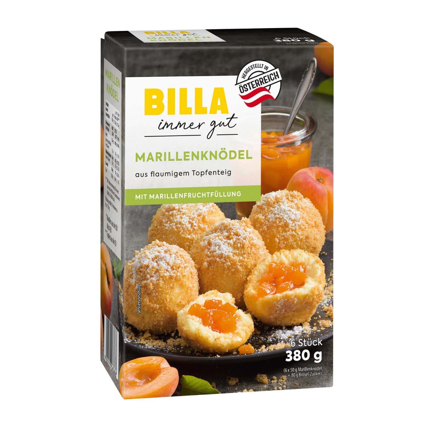 BILLA Marillenknödel