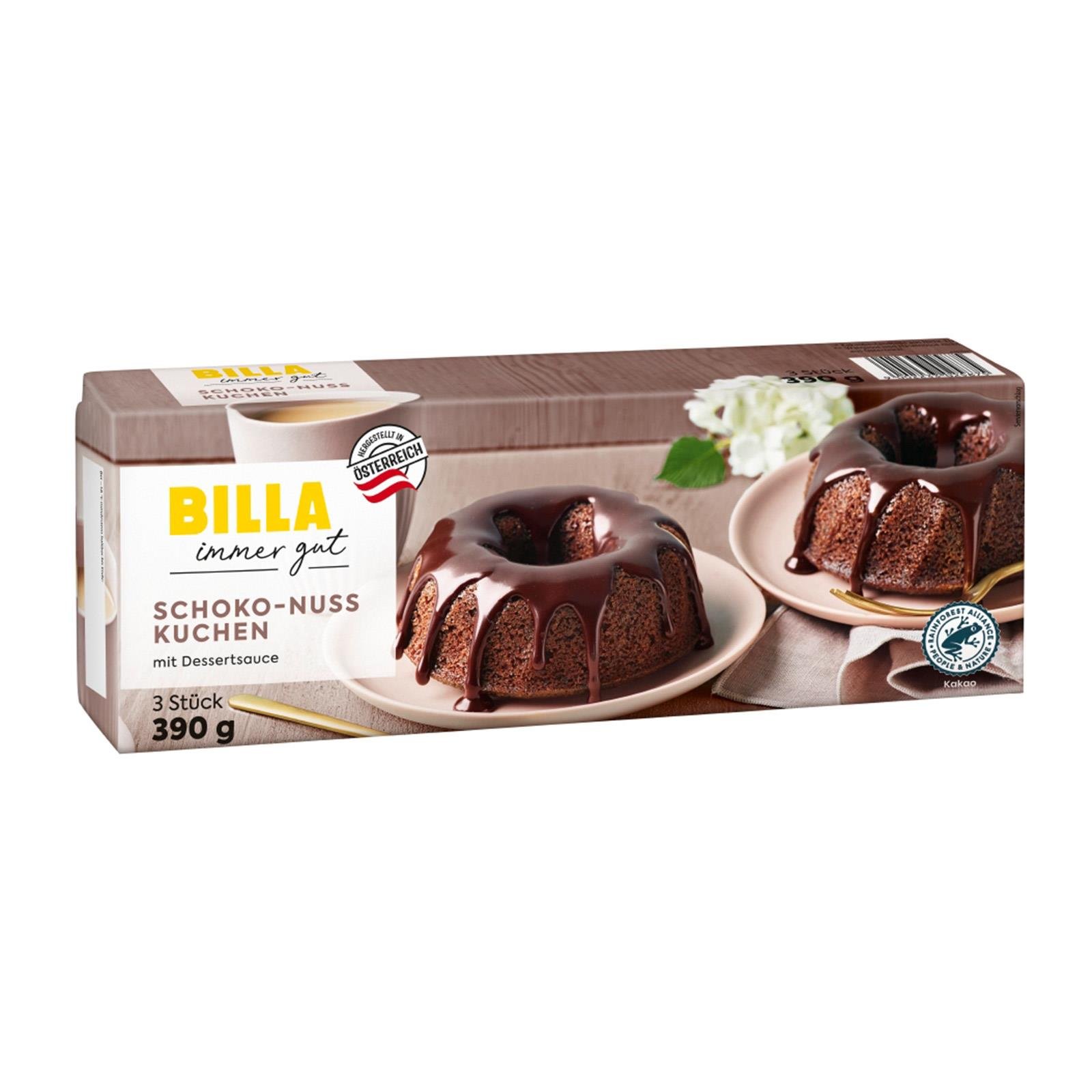 BILLA Schoko Nuss Kuchen