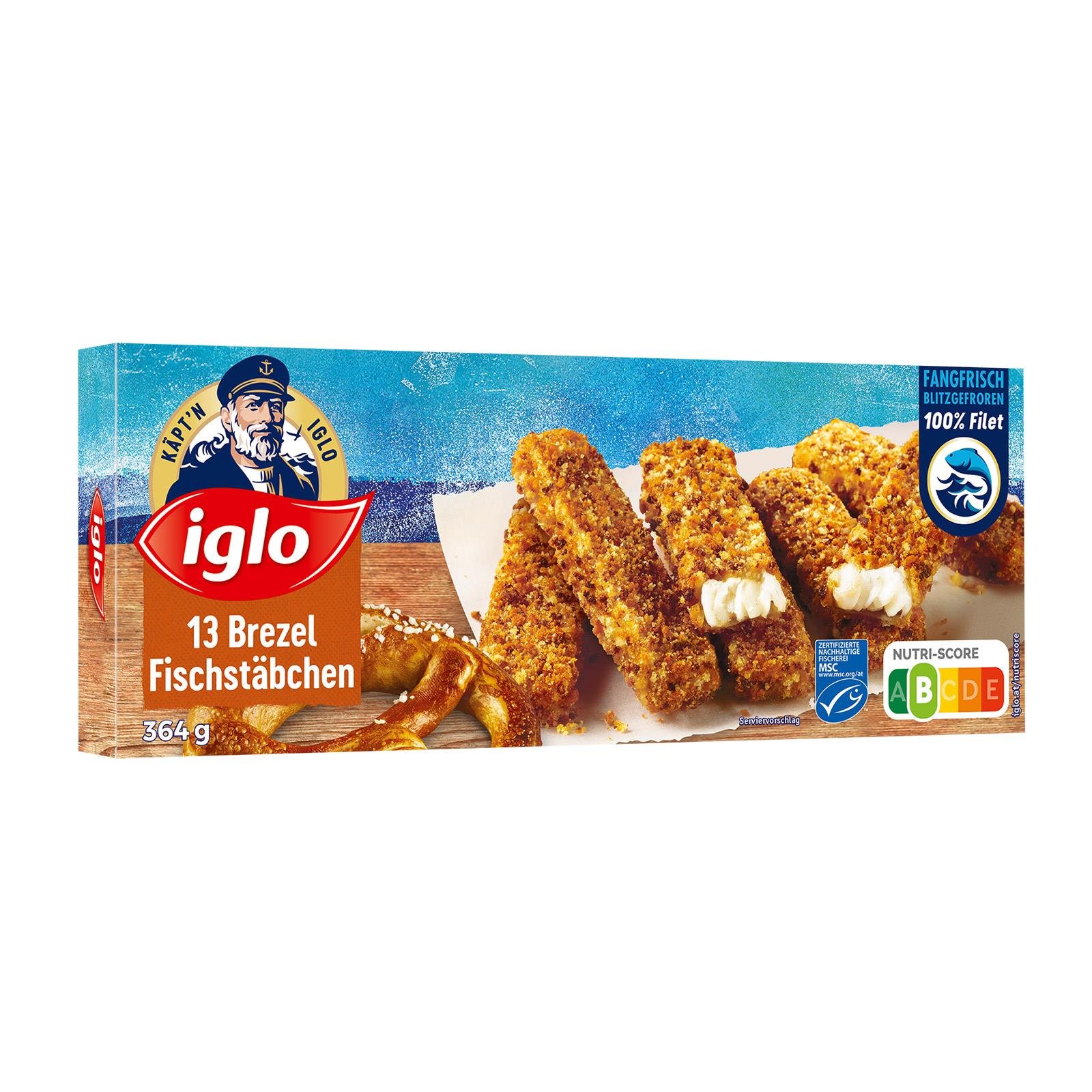 Iglo Brezel Fischstäbchen