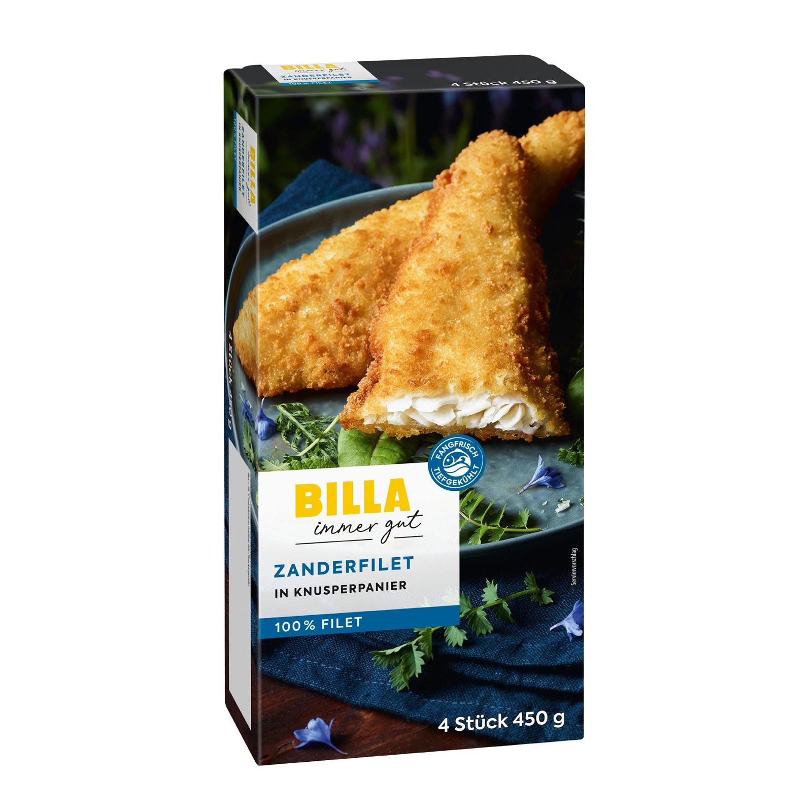 BILLA Zander in Knusperpanier