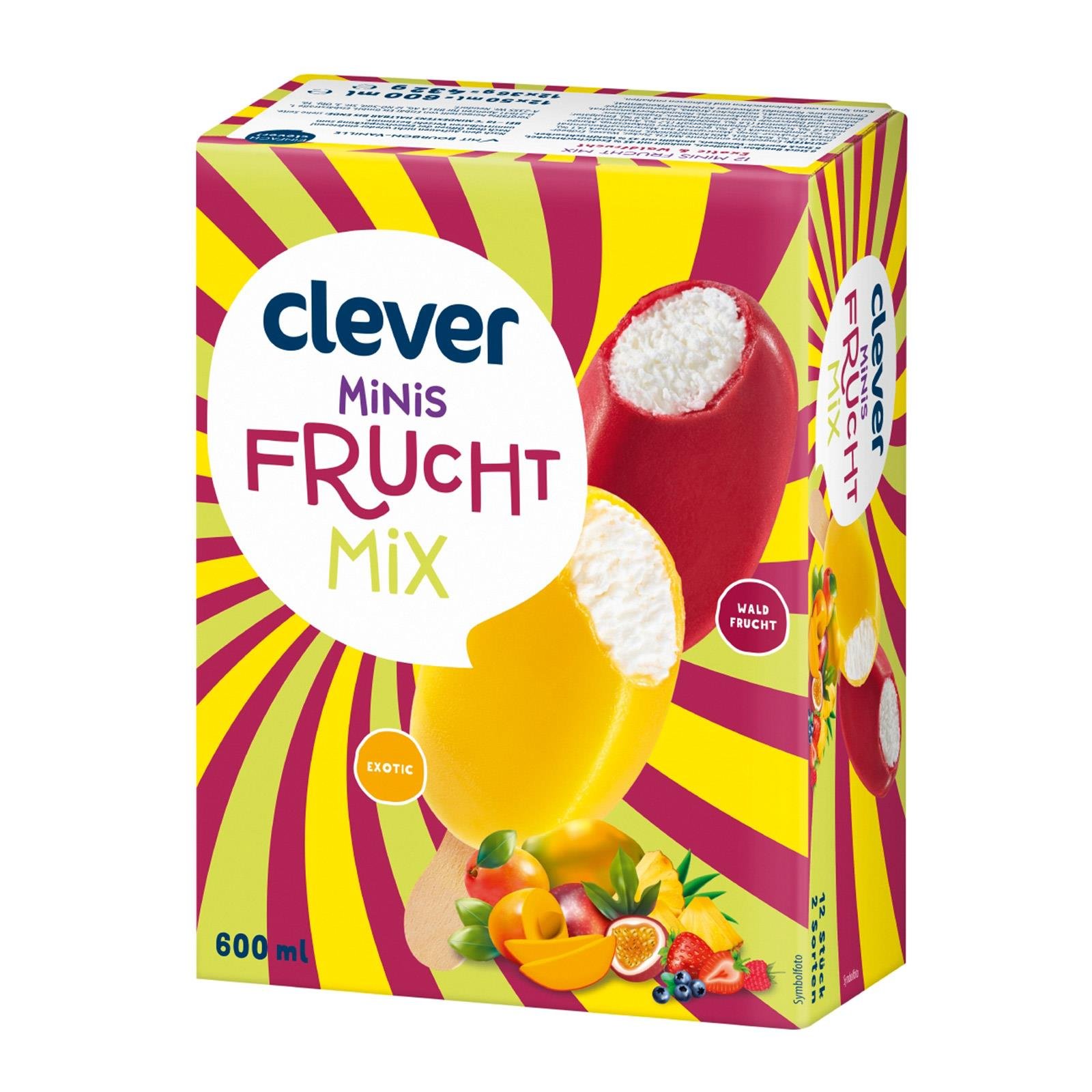 Clever Eis Mini Frucht Mix
