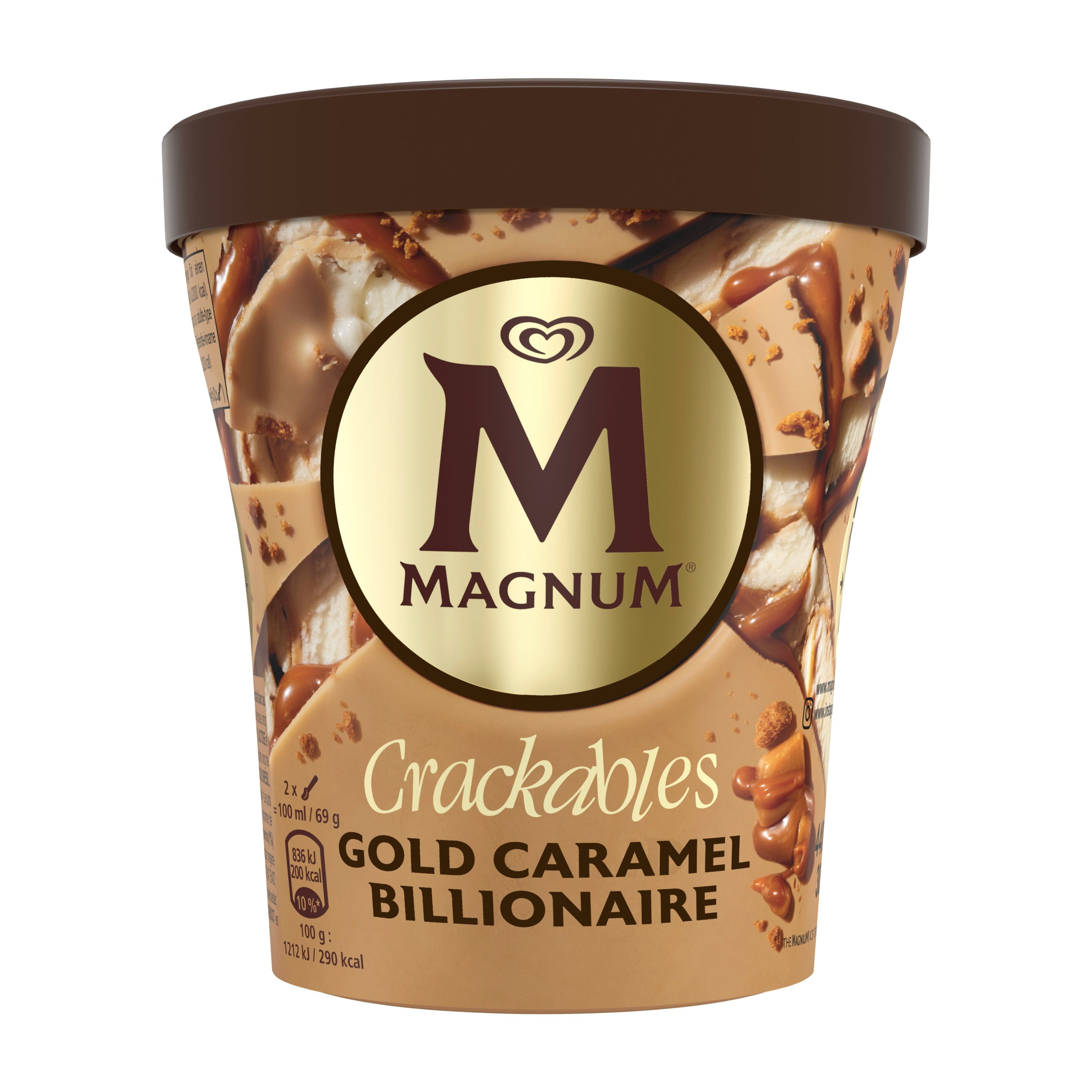 Eskimo Magnum Crackables Gold Caramel Billionare