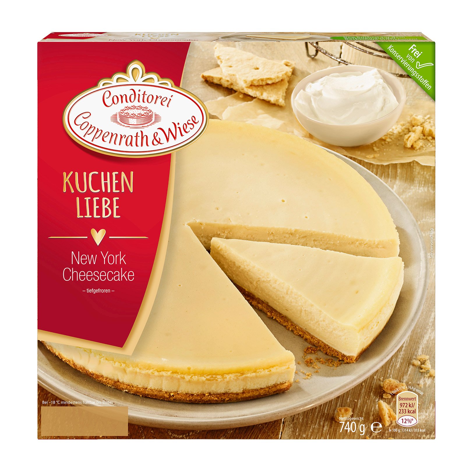 Coppenrath & Wiese Kuchenliebe New York Cheesecake