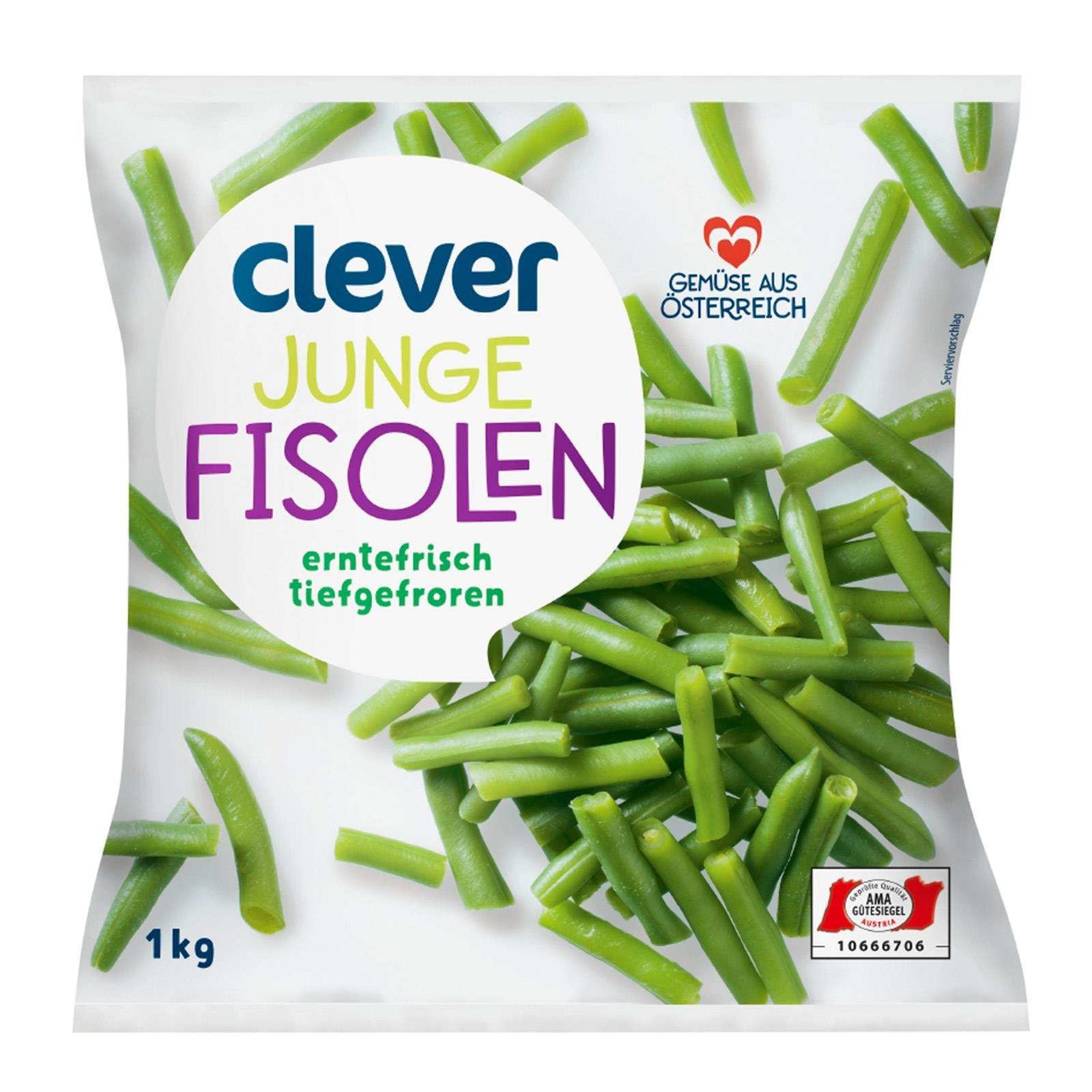 Clever Junge Fisolen