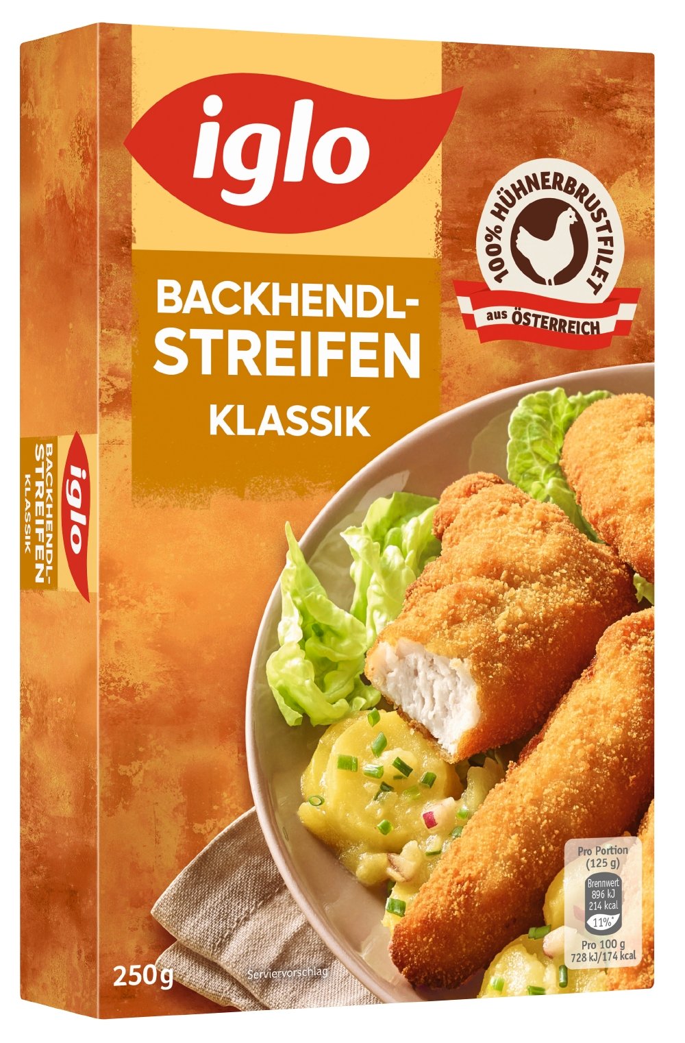 Iglo Klassik Backhendlstreifen