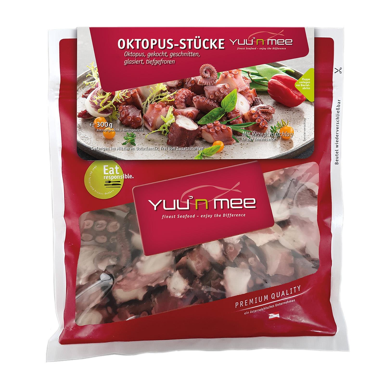 Yuu'n Mee Oktopus Stücke gekocht
