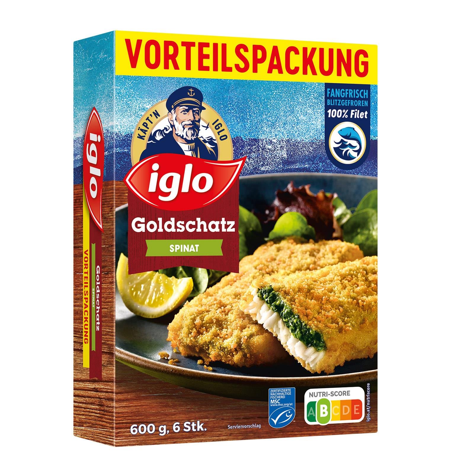 Iglo Goldschatz Spinat Vorteilspackung