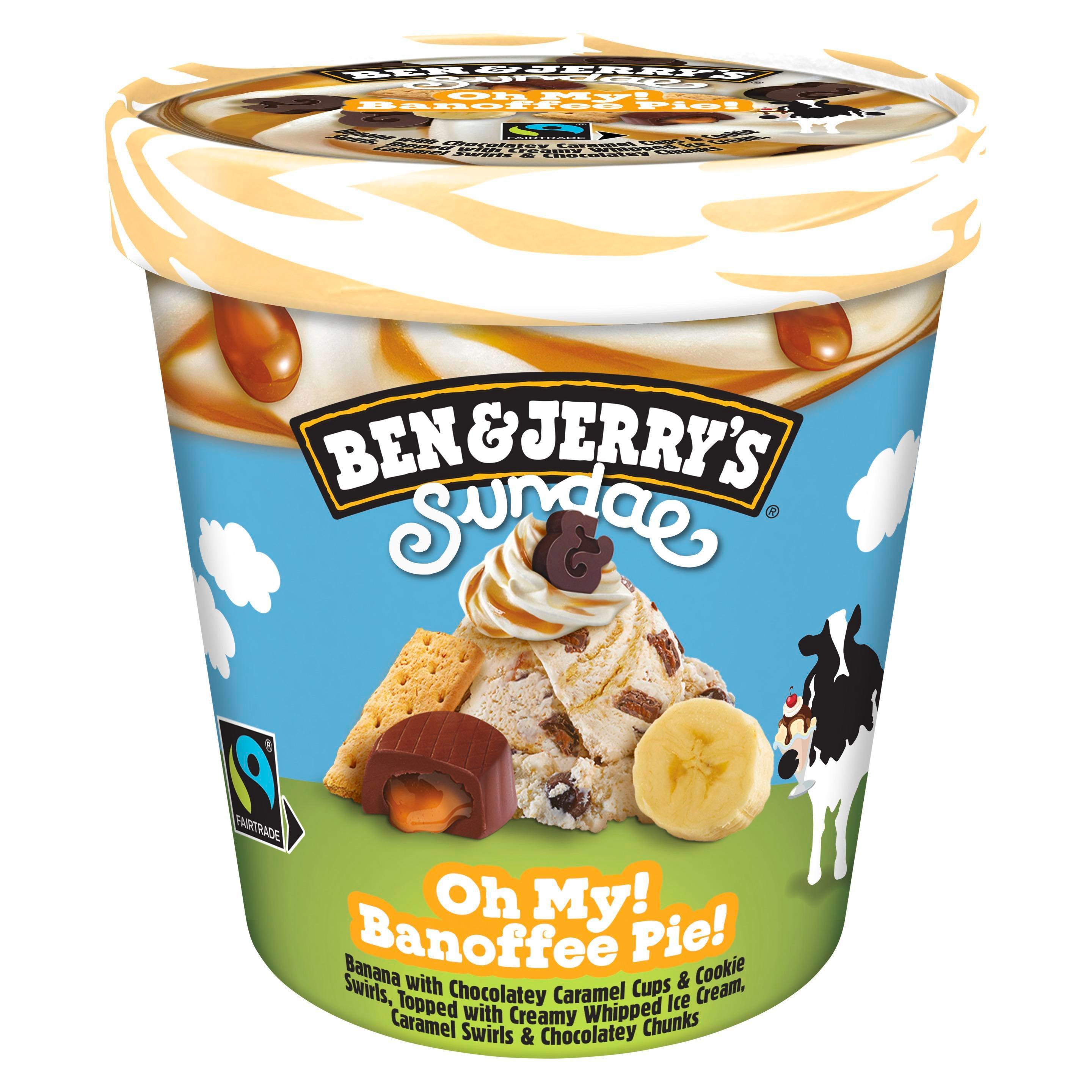 Ben & Jerry's Sundae Oh My! Banoffee Pie
