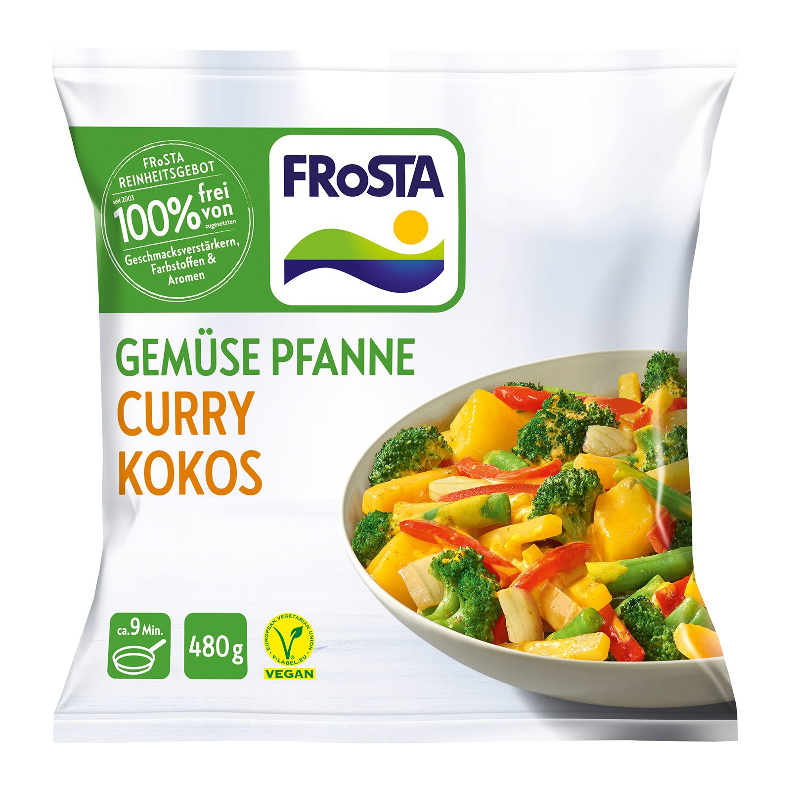 Frosta Gemüse Pfanne Curry Kokos