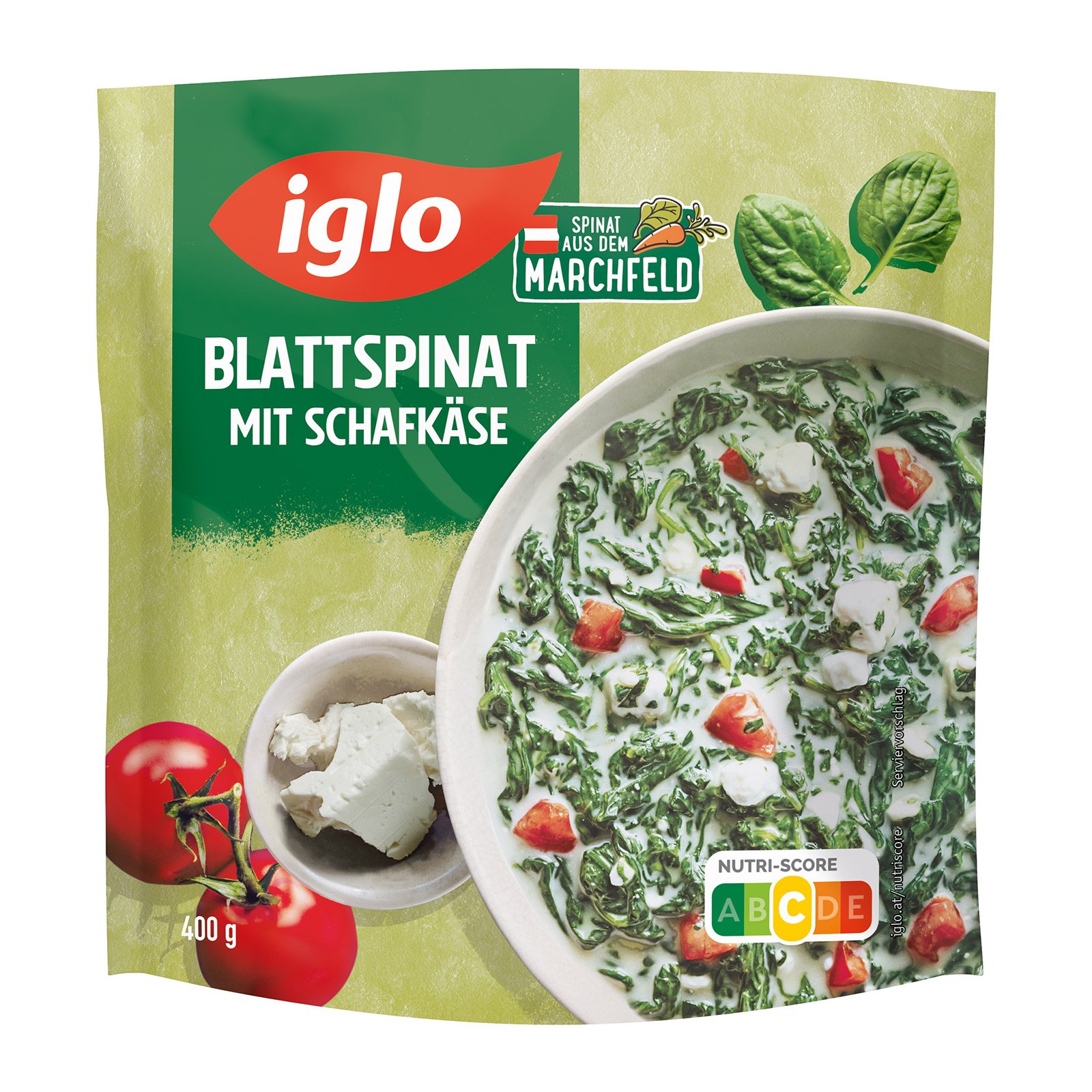 Iglo Blattspinat mit Schafkäse