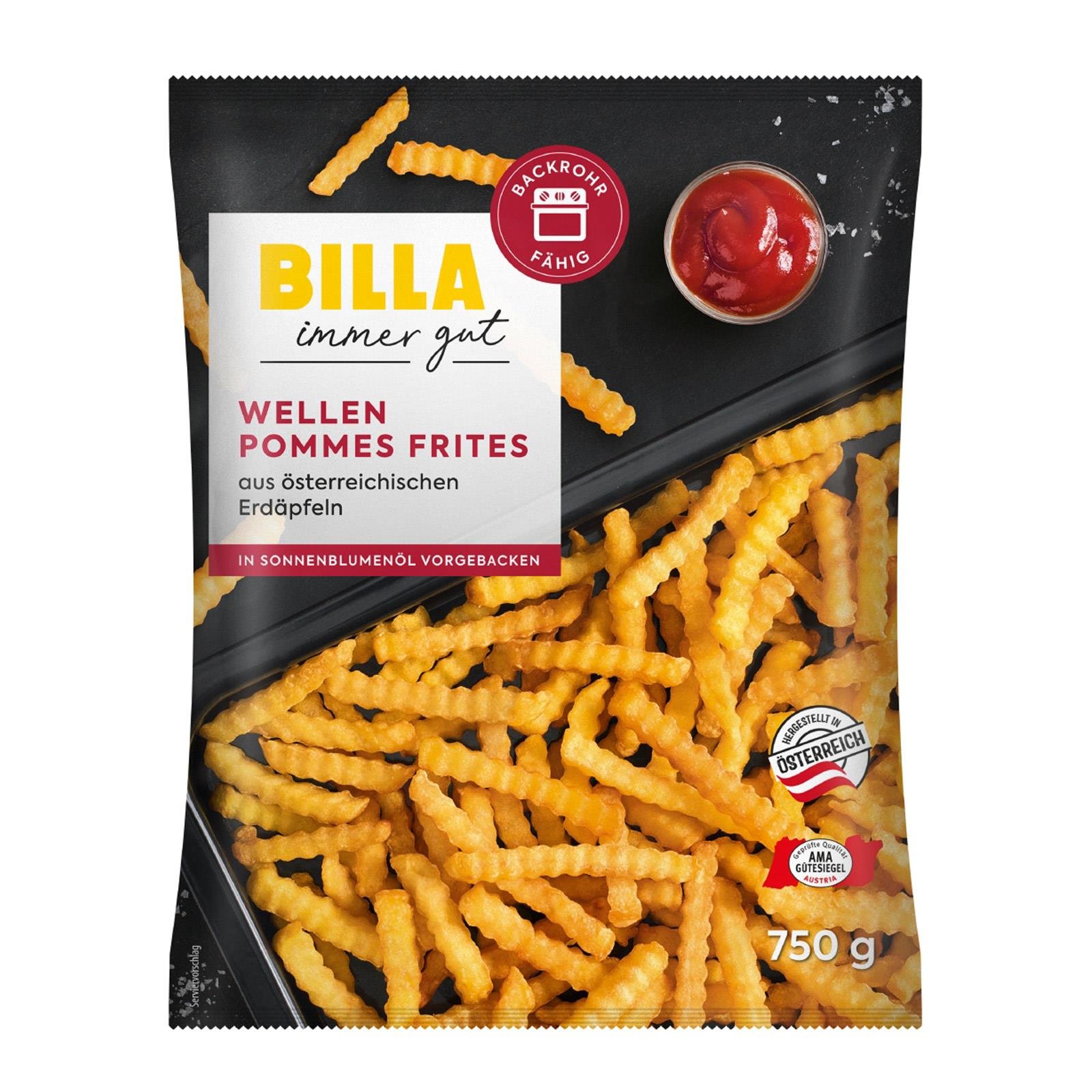 BILLA Wellenpommes