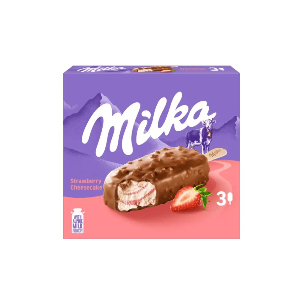Milka Strawberry Cheesecake 3er