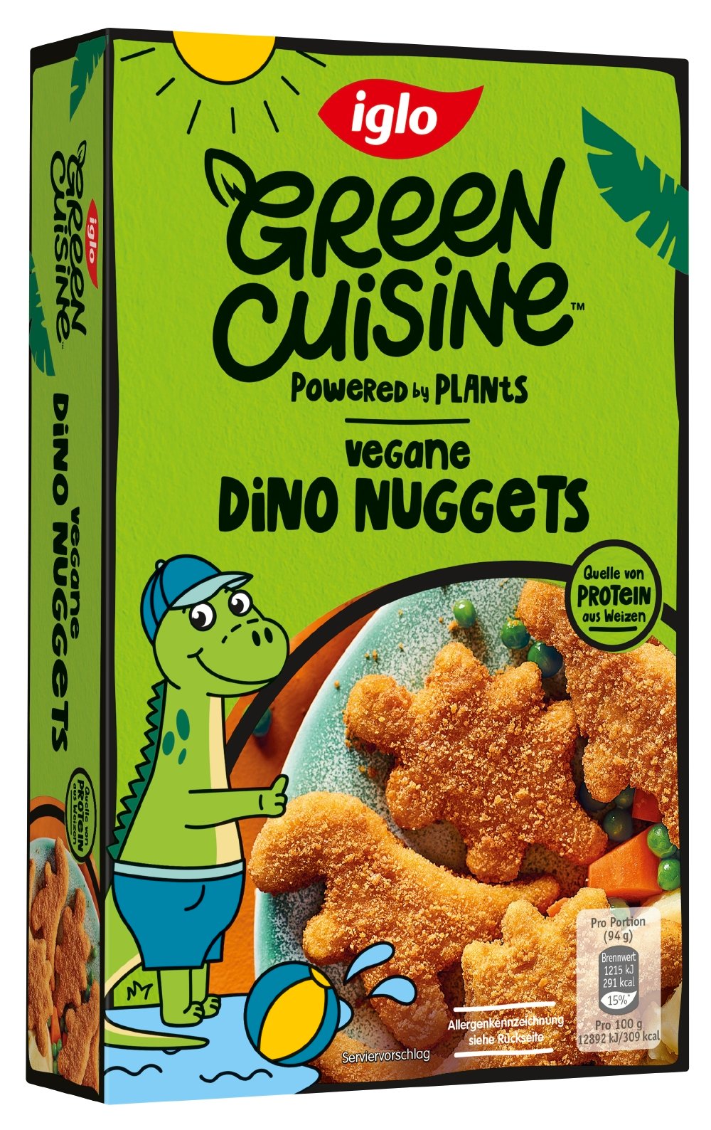 Iglo Green Cuisine Vegane Dino Nuggets
