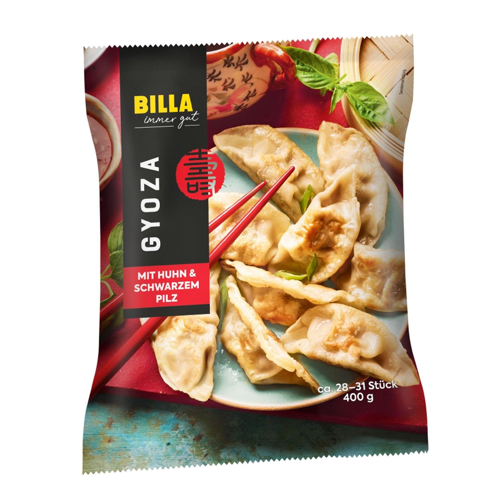 BILLA Gyoza mit Huhn & schwarzem Pilz